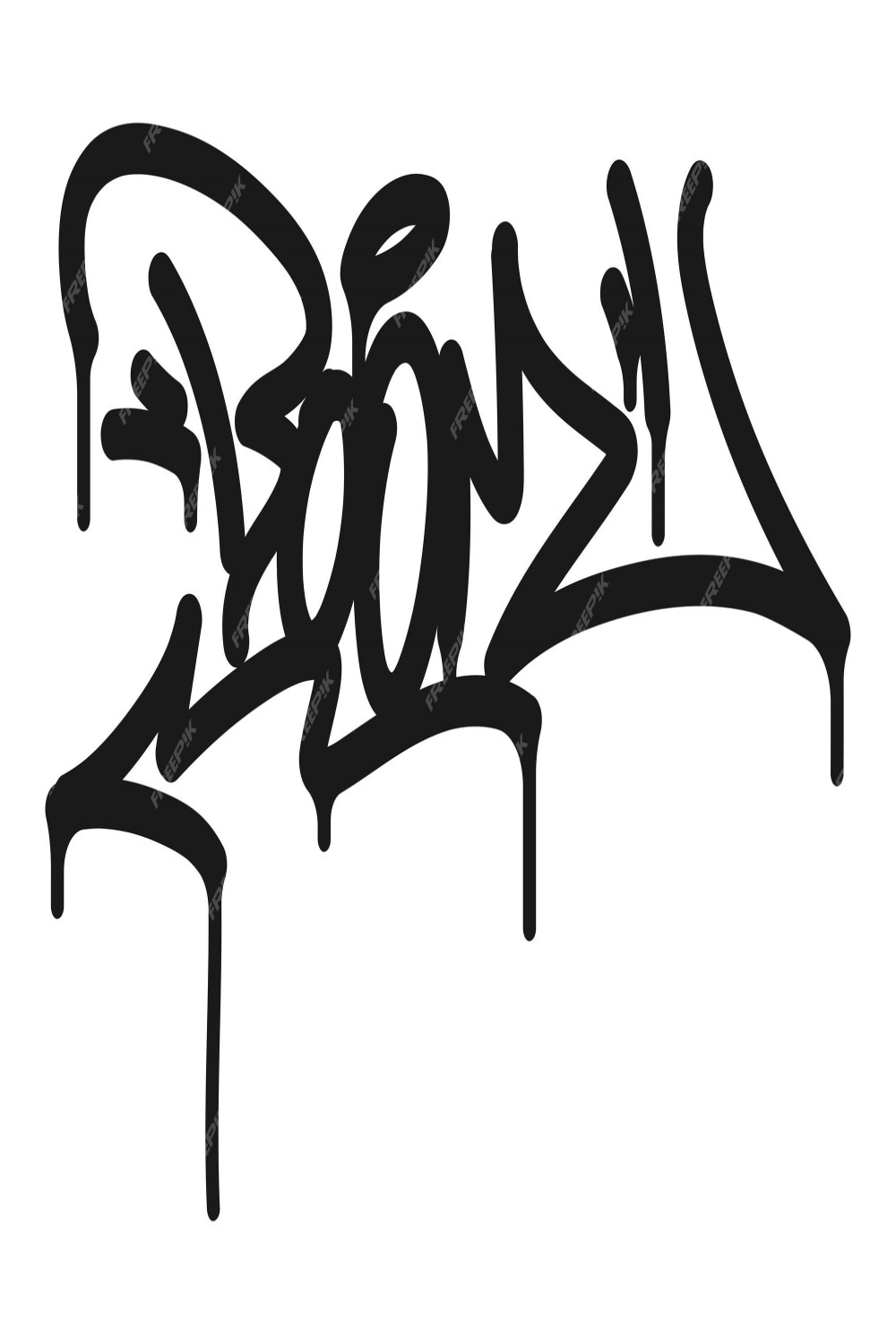 Premium Vector  Boom black graffiti tag lettering ink drips