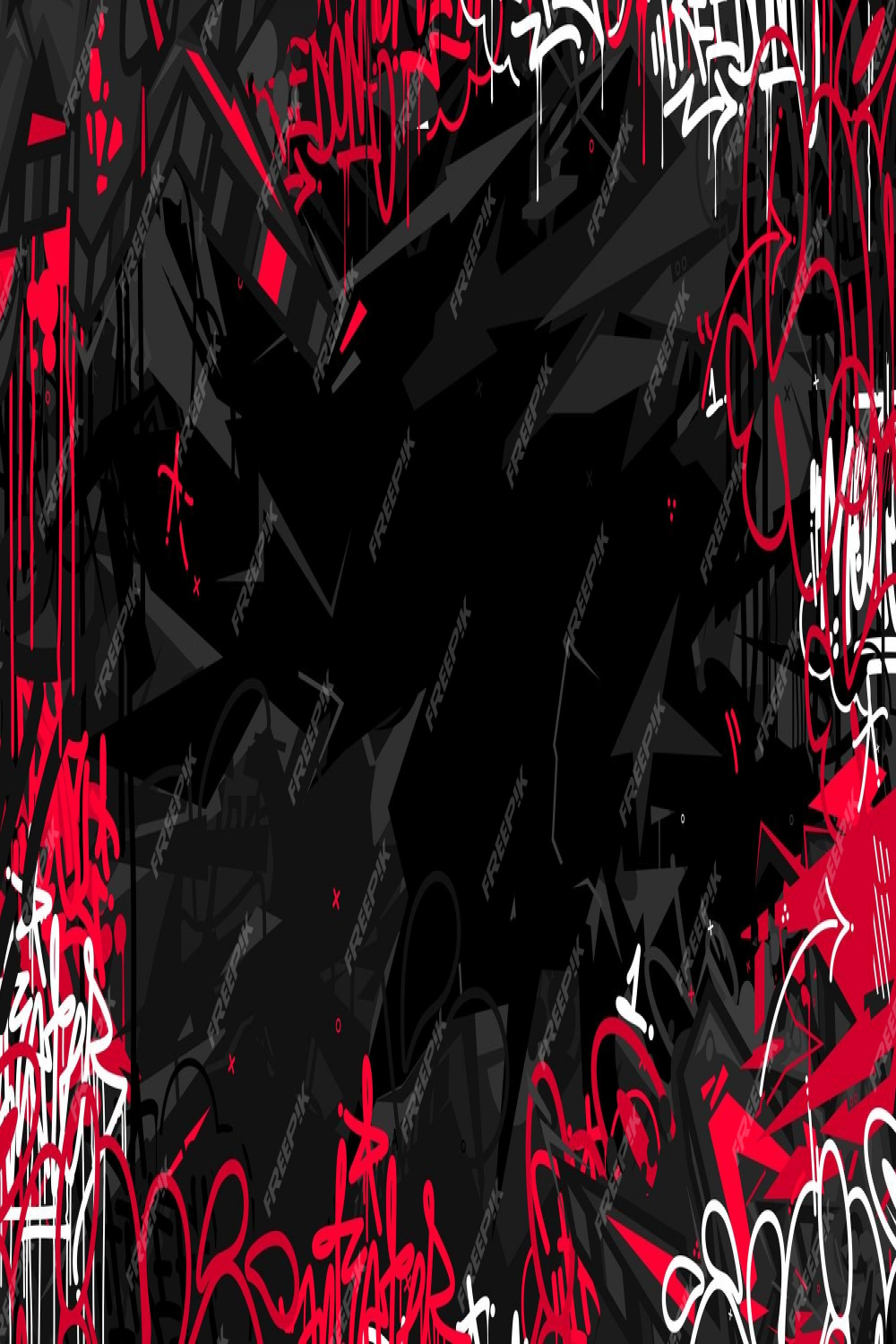 Premium Vector  Dark abstract urban street art graffiti style