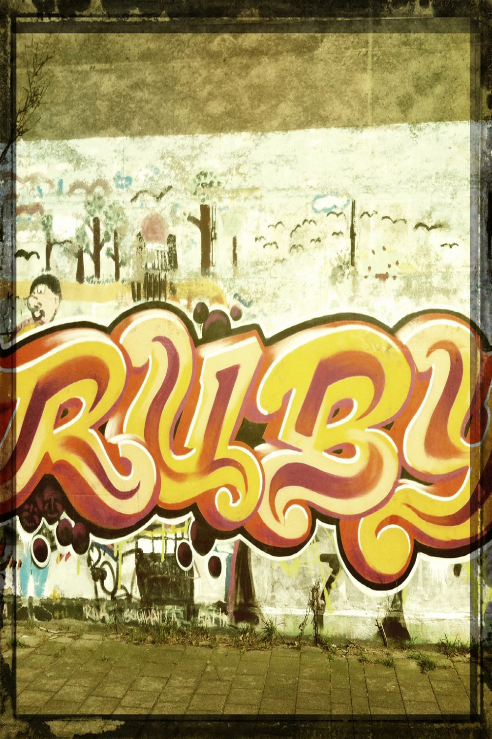 ruby #graffiti #amsterdam  agerolemou  Flickr