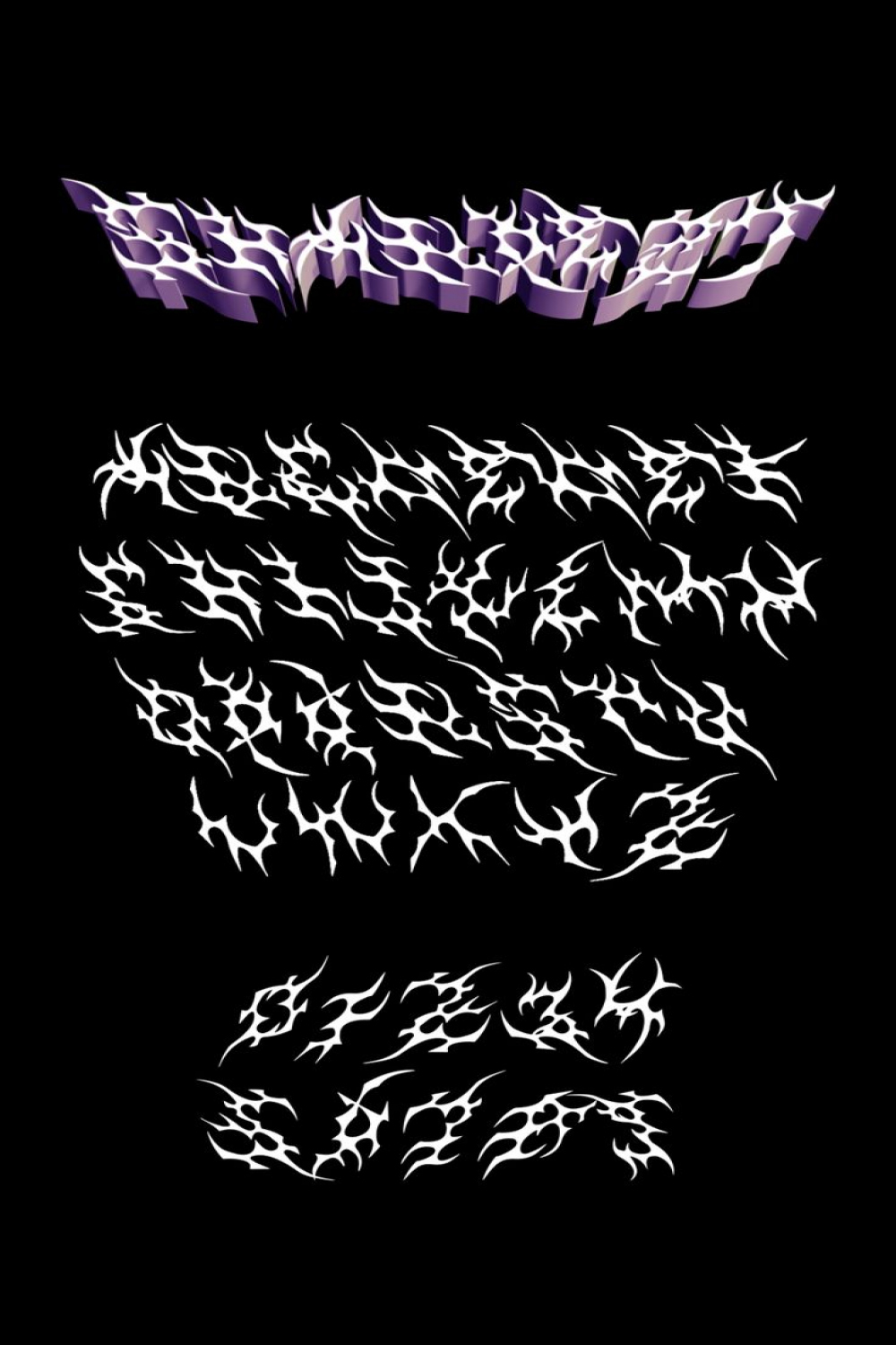 SHARPEST FONT on Behance  Graphic design fonts, Graffiti