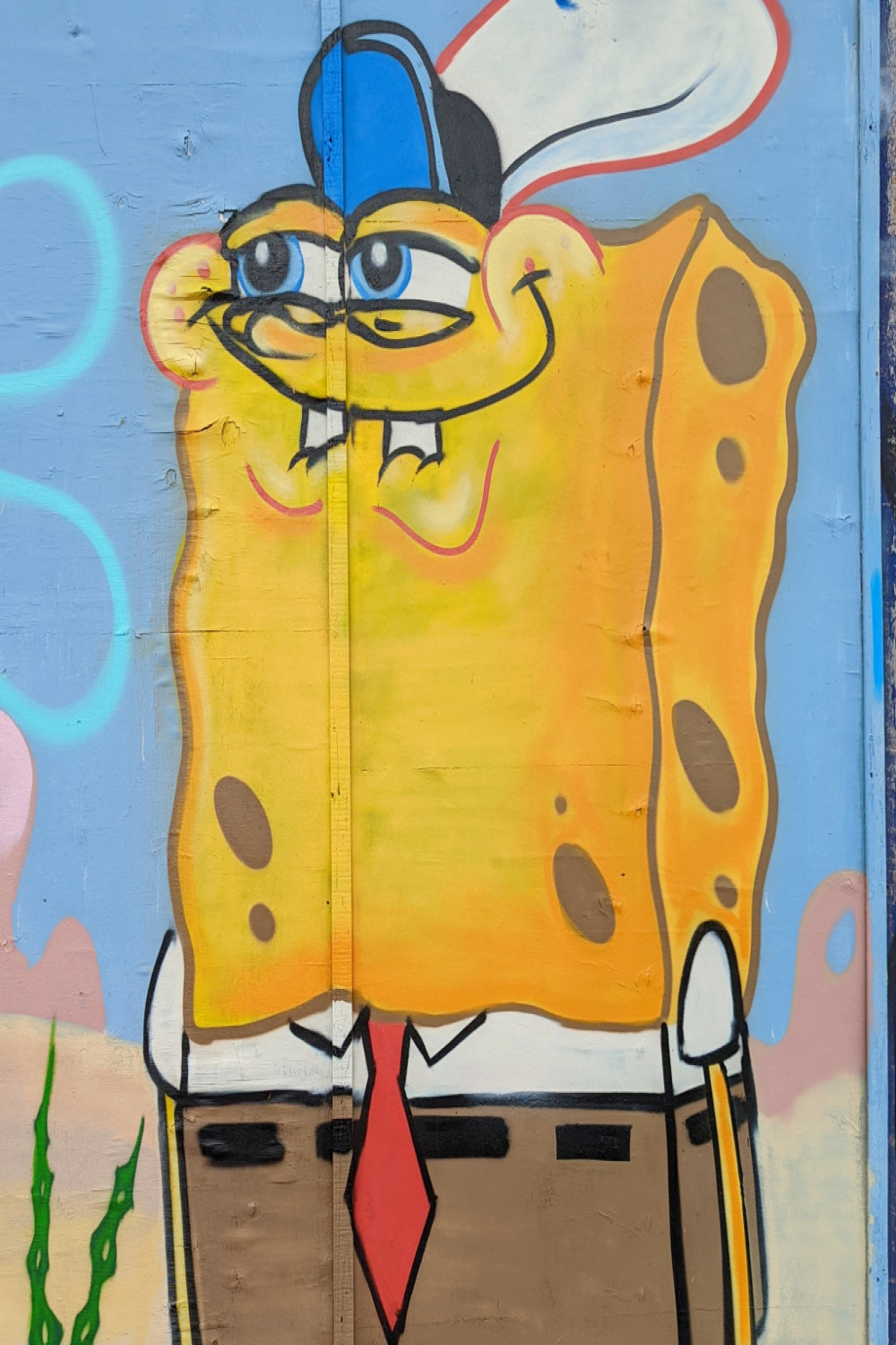 SpongeBob SquarePants  Street Art Sheffield