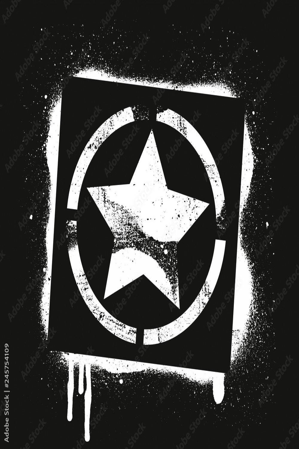 Stencil STAR symbol