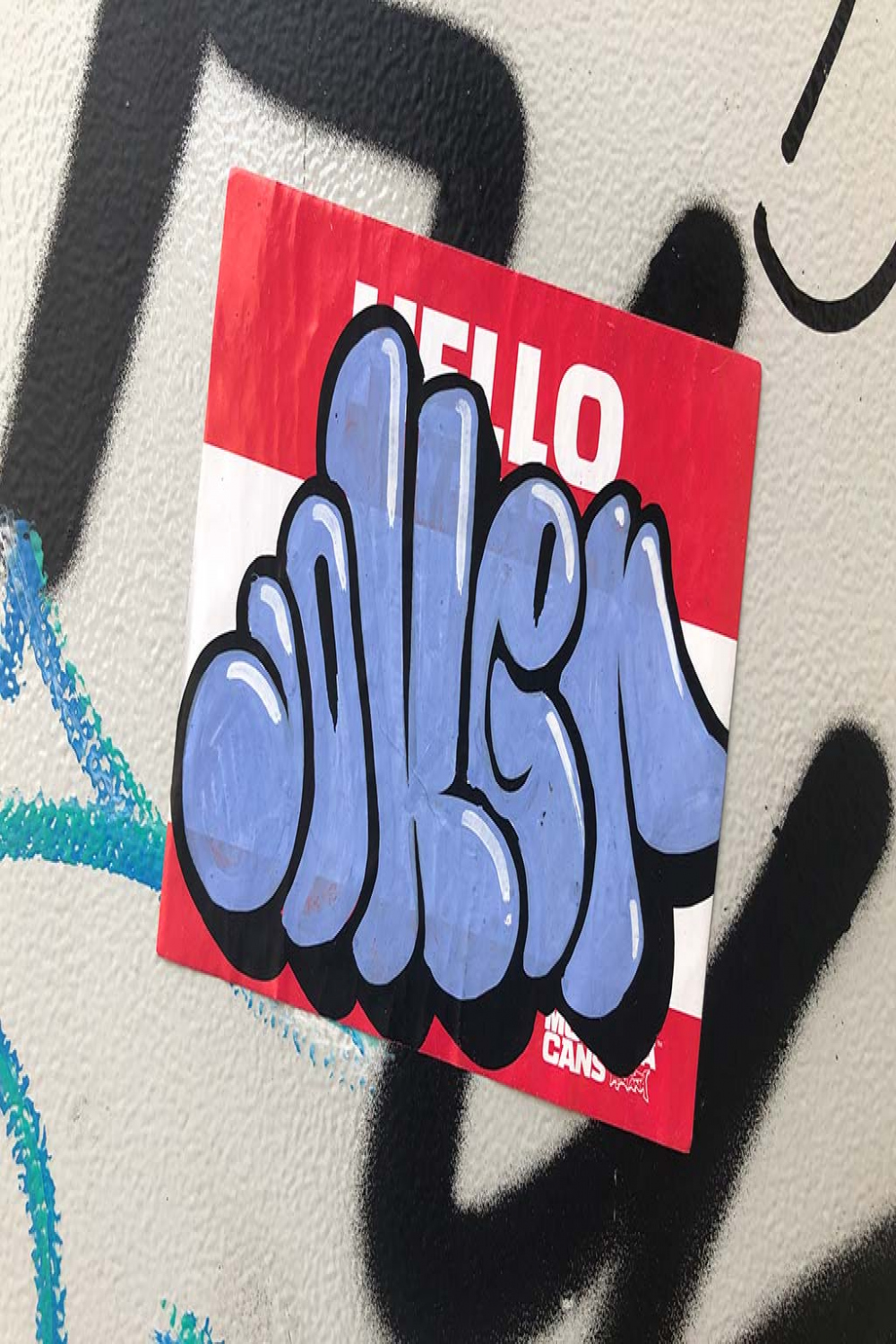 Sticker Art: Hello my name is