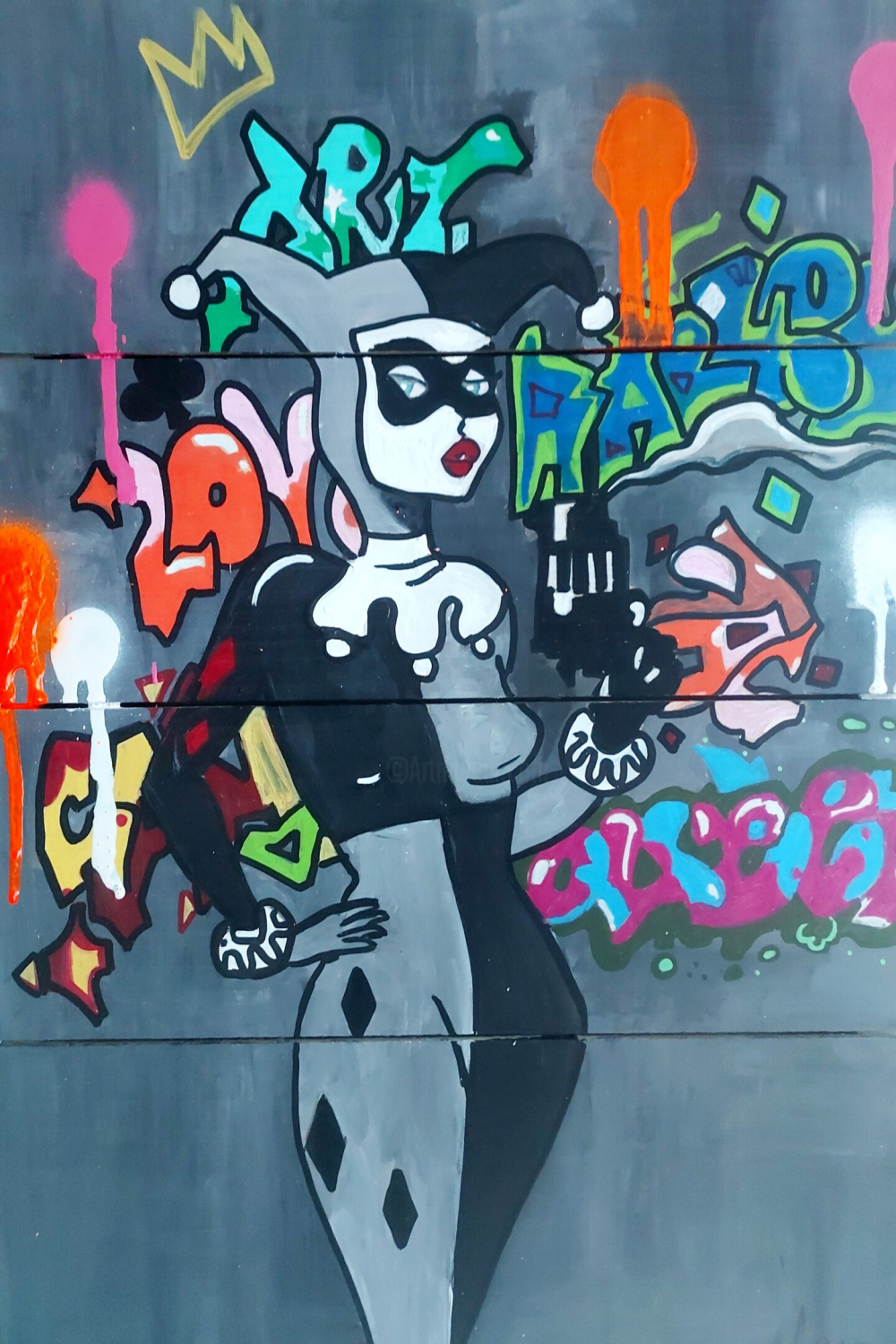 Street art "Harley Quinn"