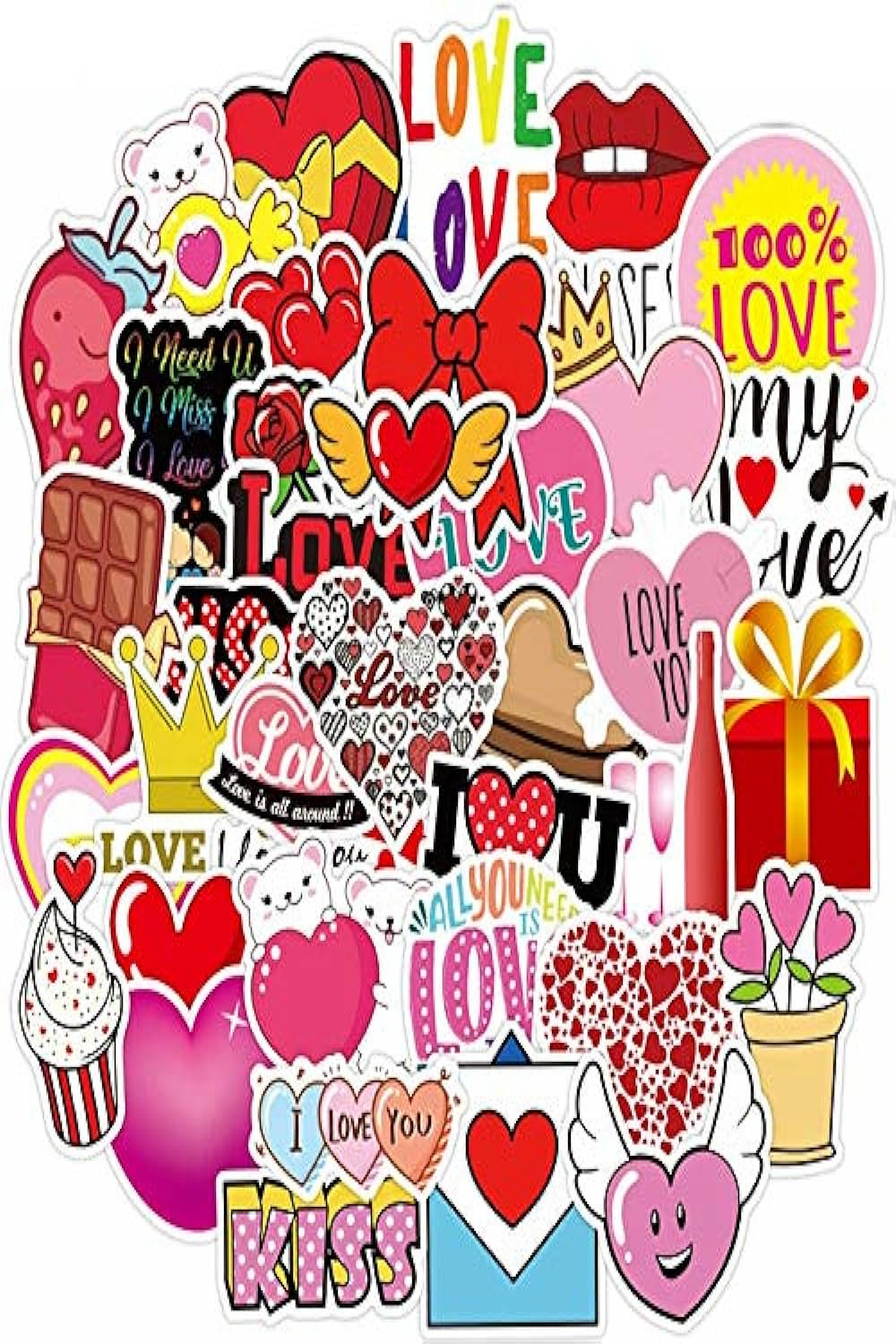 TUHAO Cartoon Love Stickers Valentine