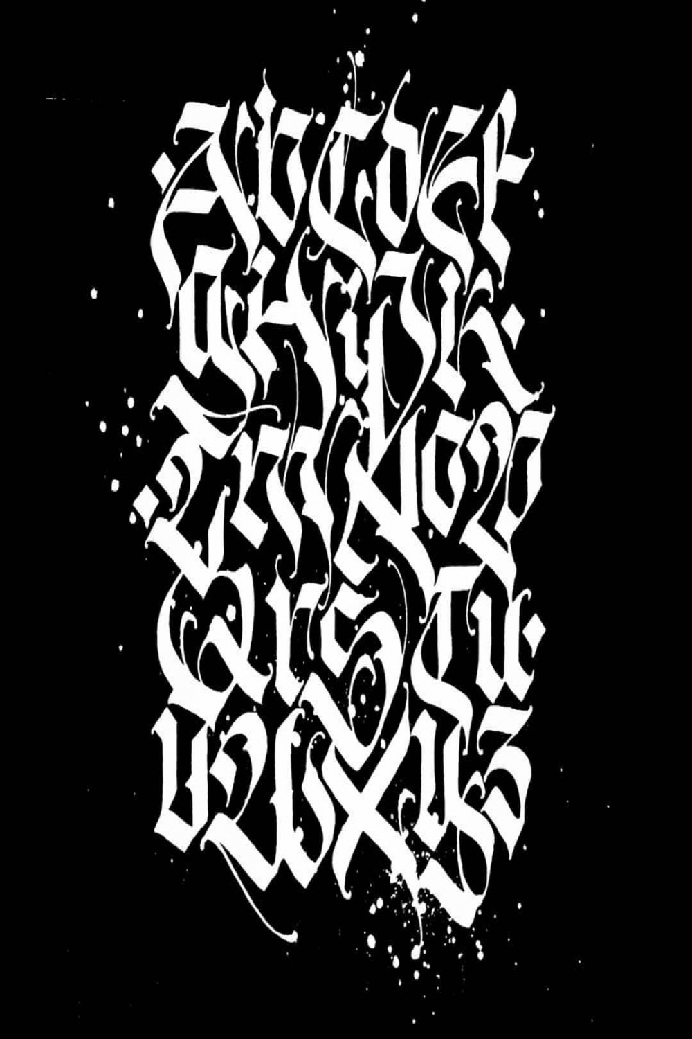 _ Alphabet #calligraphy #calligraphymasters #caligraffiti