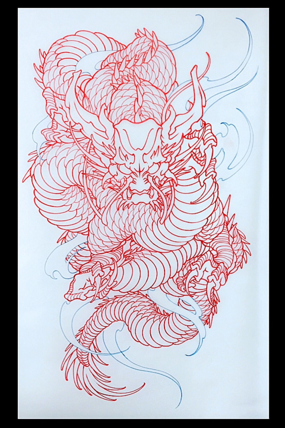 Amsterdam TATTOO  KIMIHITO Dragon japanese tattoo design