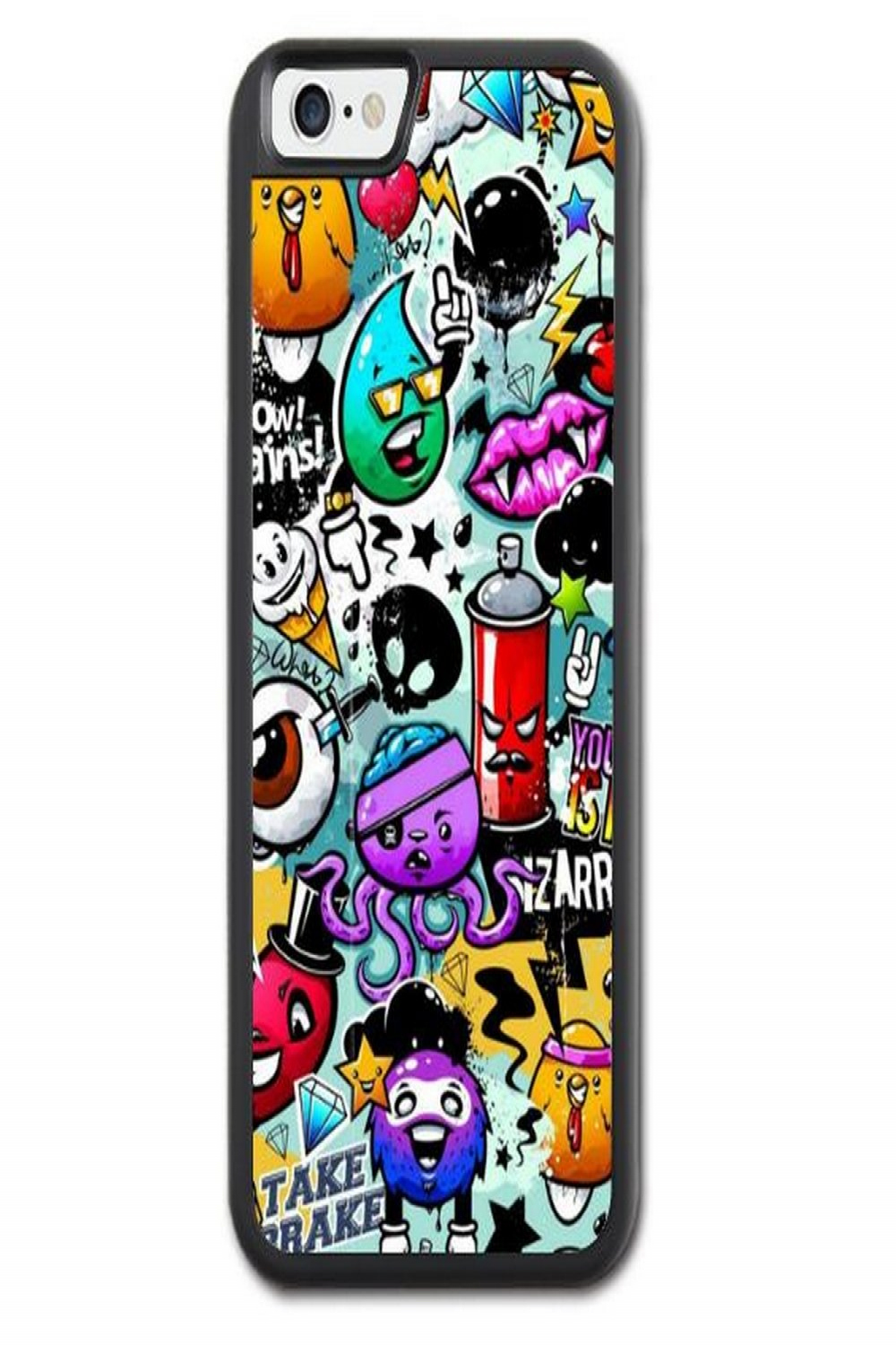 Apple iPhone /S Fall Graffiti Art Bunte Spray Print Design Hard