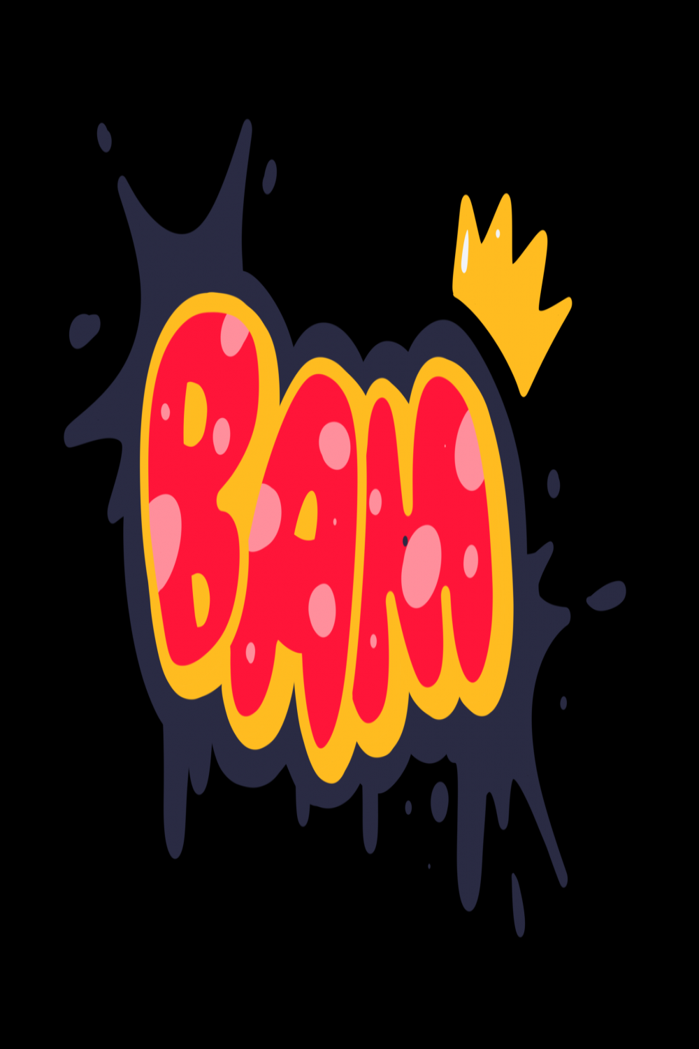 Bam-Graffiti-Texteffekt  PNG