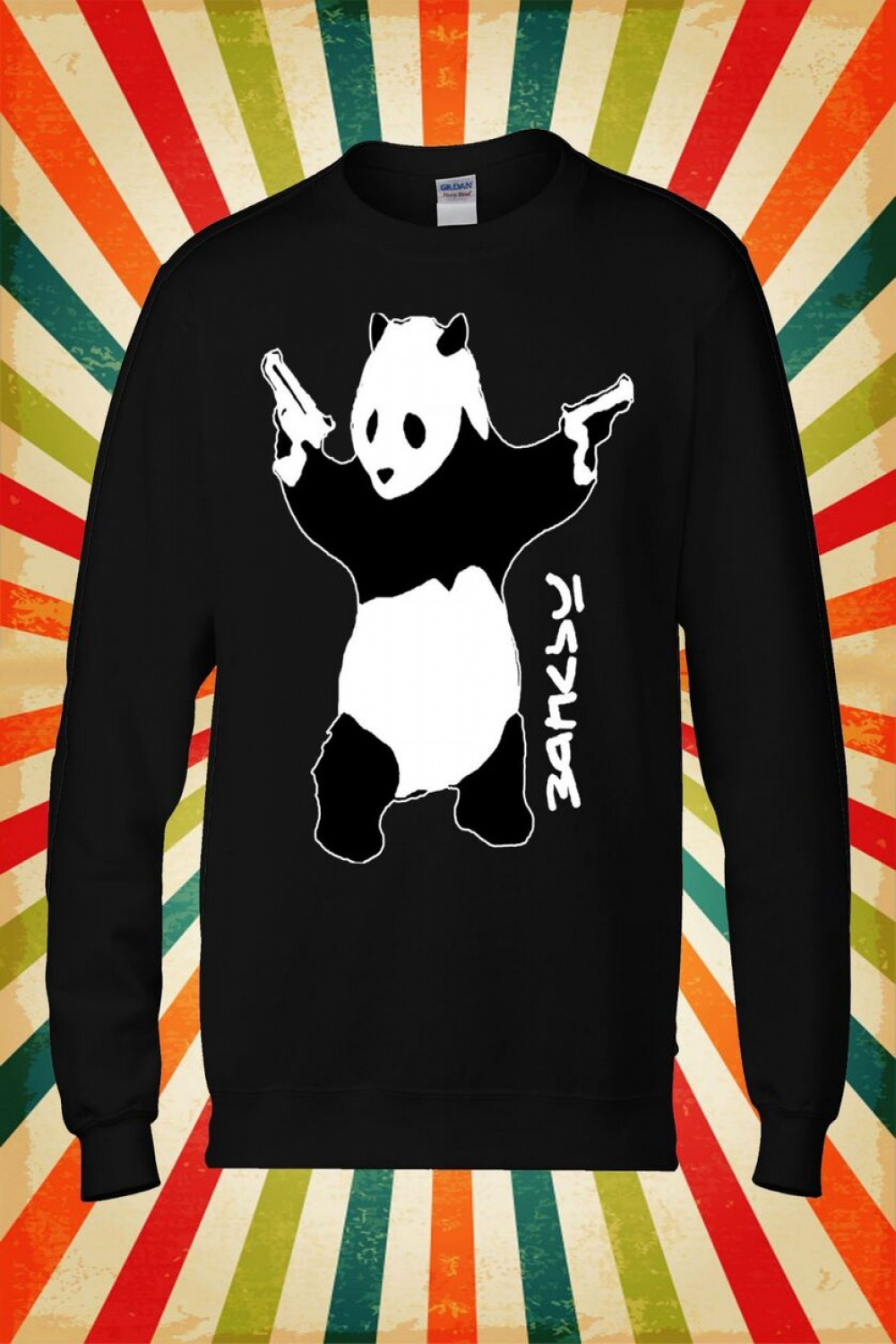 Banksy Panda Street Art Graffiti Cool Men Women Unisex Top Hoodie