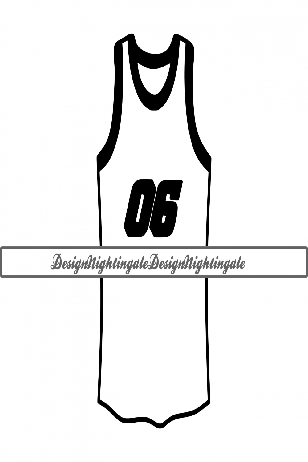 Basketball Jersey Outline SVG, Jersey Vorlage SVG, Jersey SVG, Jersey  Clipart, Dateien für Cricut, Cut Dateien für Silhouette, Dxf, Png, Vektor