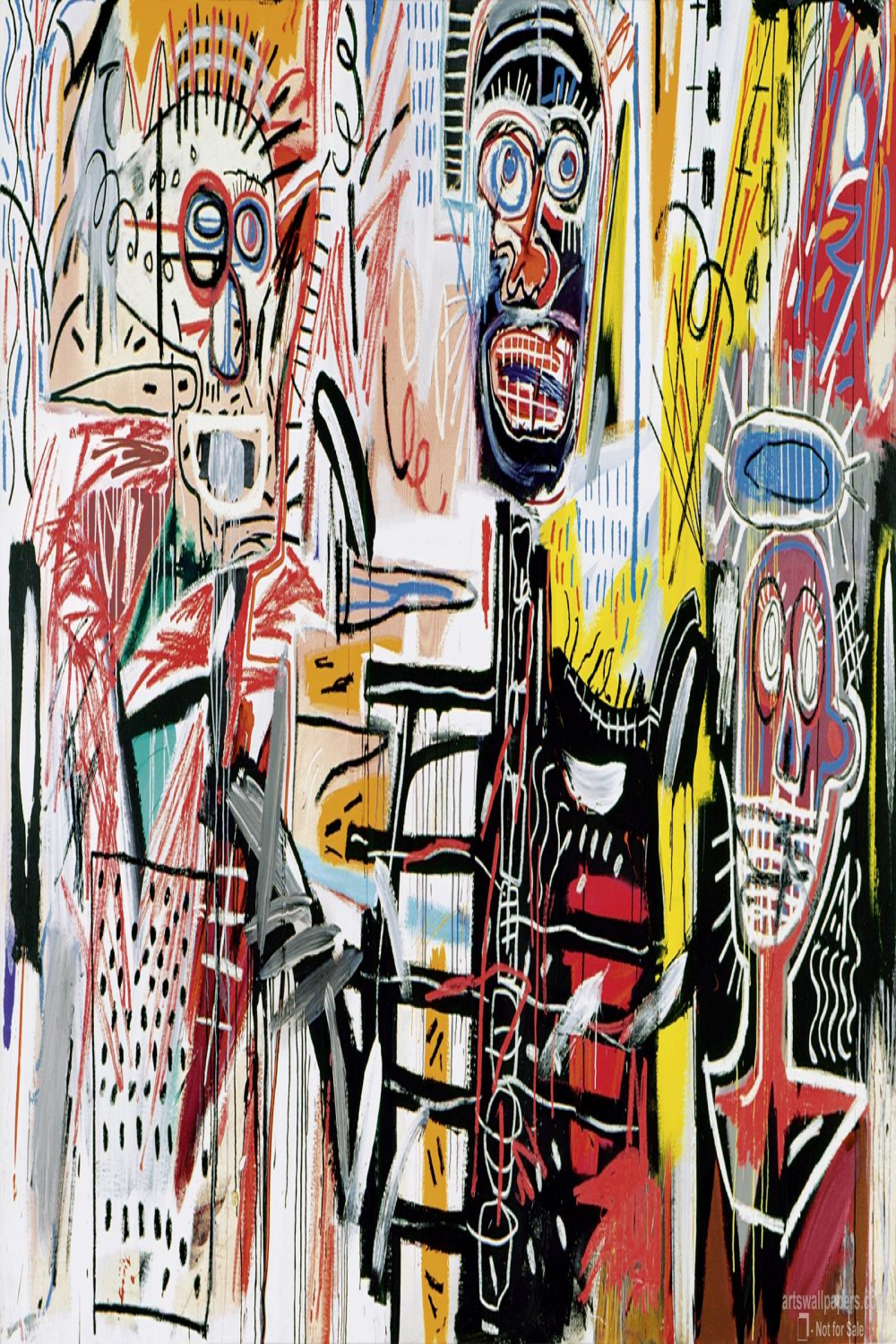 Basquiat Wallpaper - WallpaperSafari  Basquiat art, Basquiat