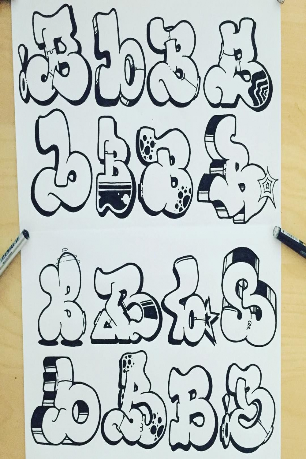 BBBBBBBBBBBBBBBB #Relay  Graffiti lettering alphabet, Graffiti