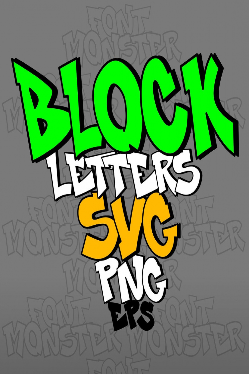 Block Letters Digitale Graffiti Urban Alphabet Schrift Dateien - Etsy