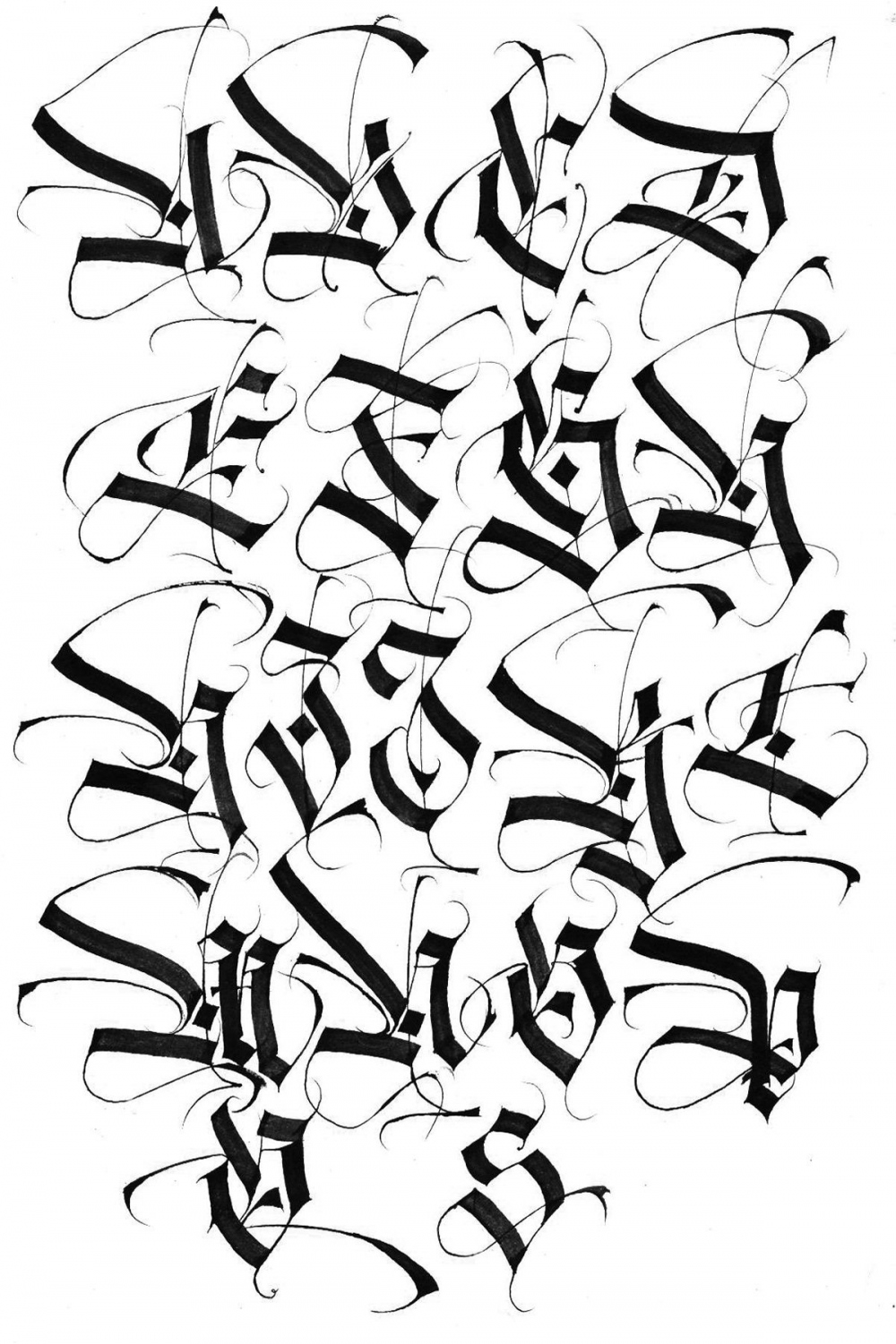 Calligraphy / Lettering / Typography on Behance  Graffiti