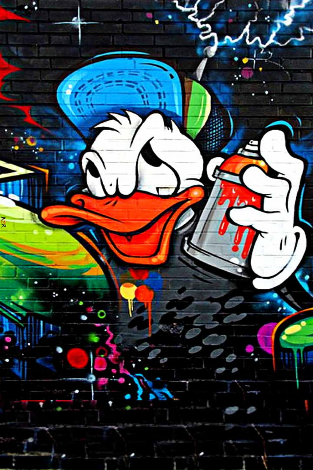 Cartoon Graffiti, art, black, colorful, HD phone wallpaper  Peakpx