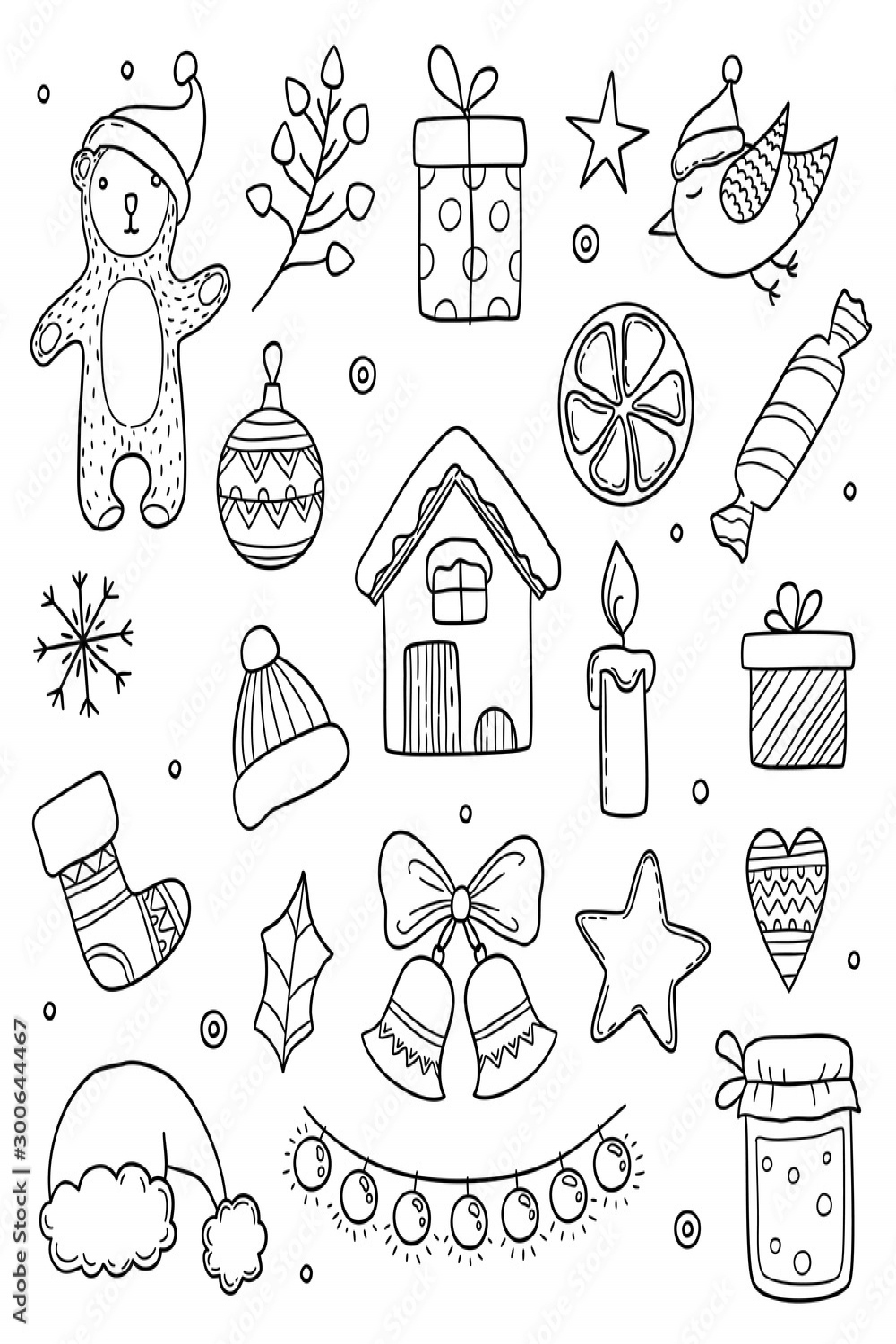 Christmas doodles