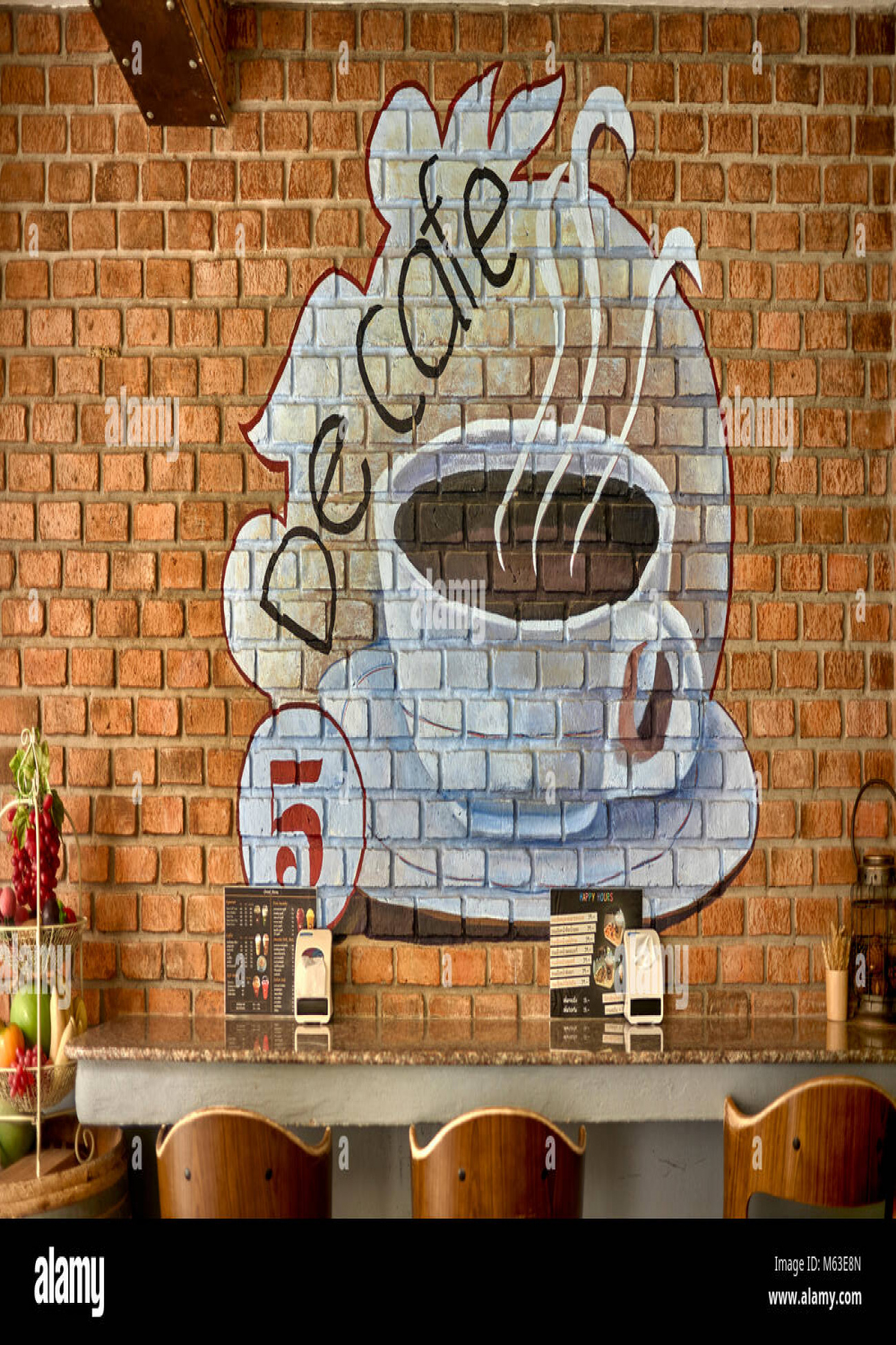 Coffee shop wall art hi-res stock photography and images - Alamy