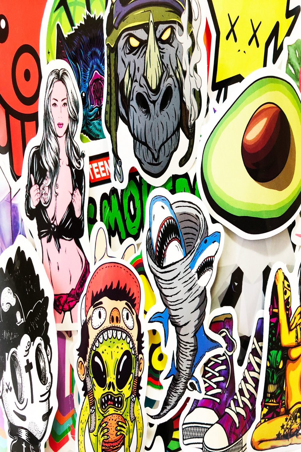 Coole Pop Art Graffiti Sticker für Skateboards Autos - Etsy