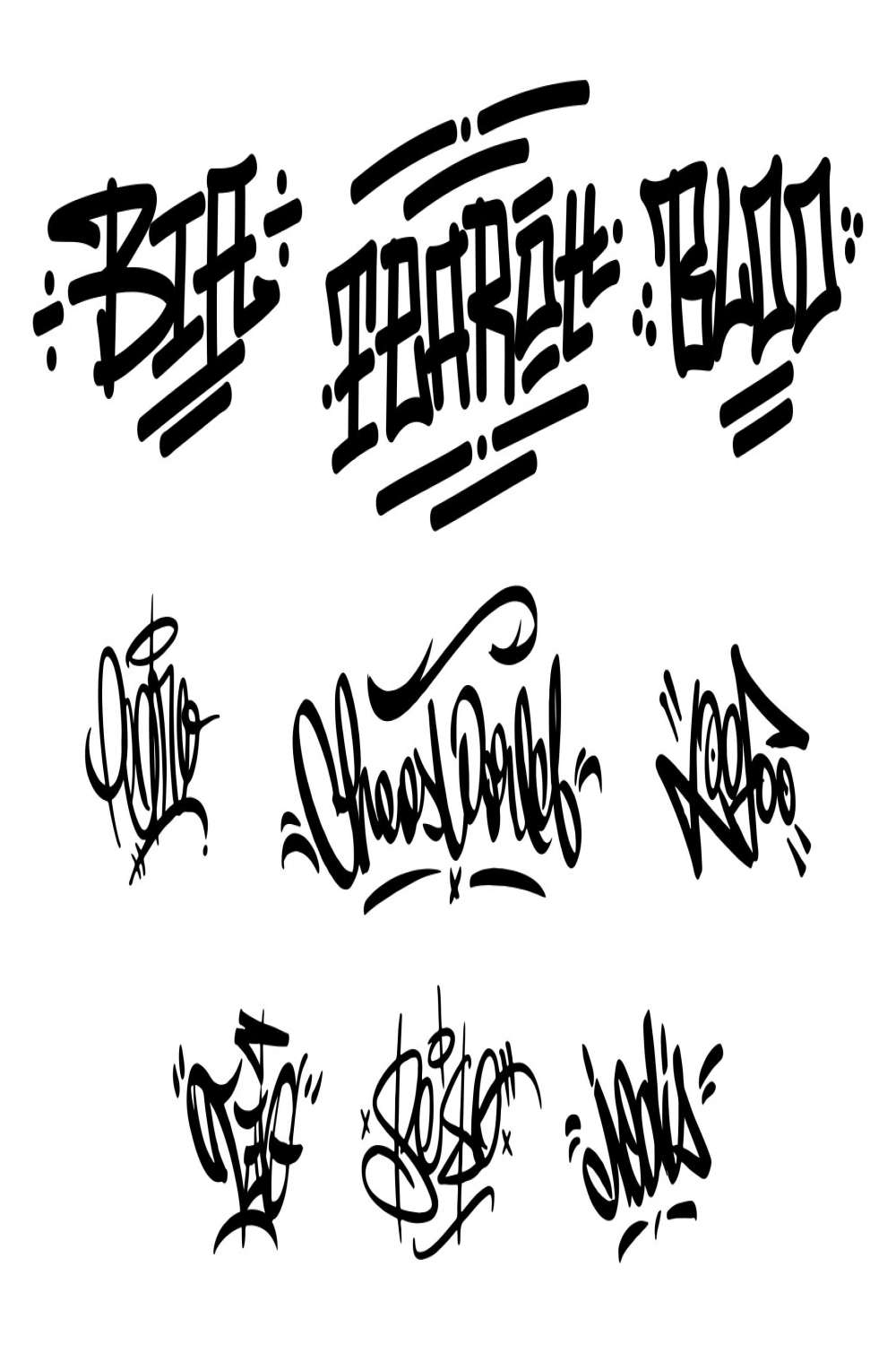 create digital graffiti tag