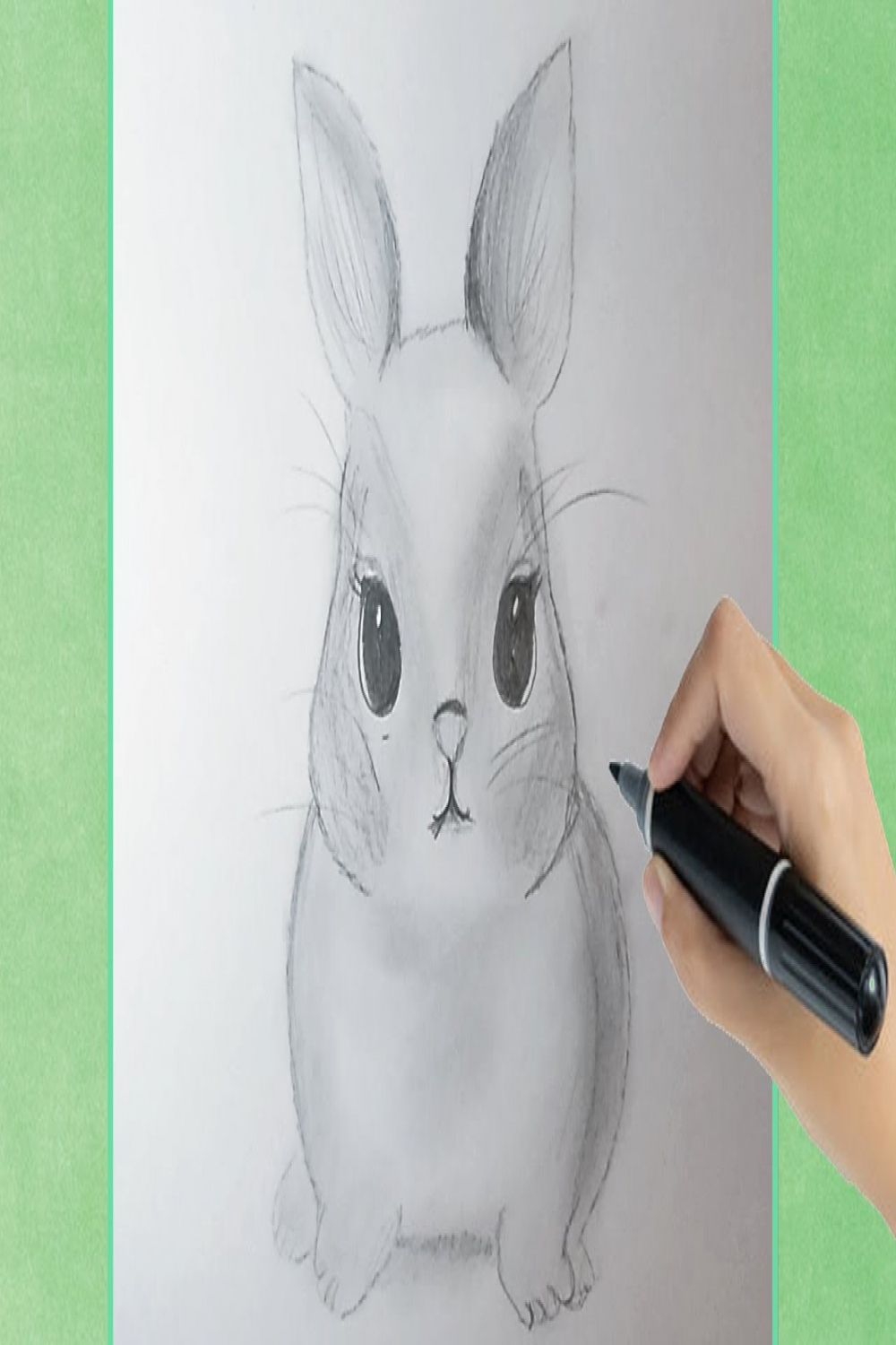 Cute Bunny Drawing  Step by Step Drawing