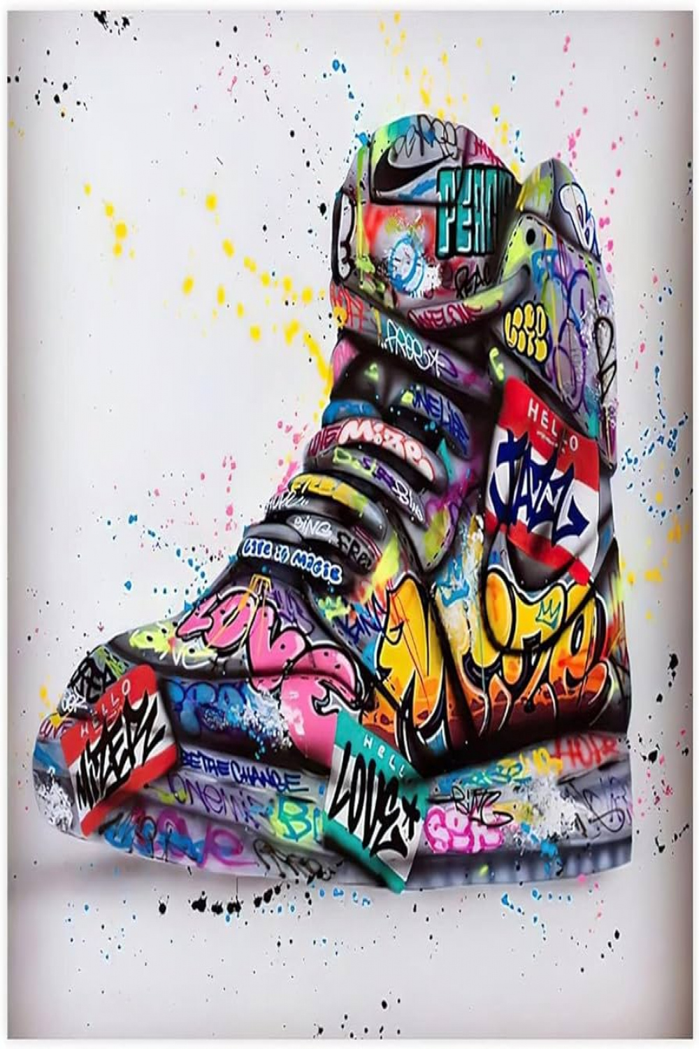 DAI Shoes Graffiti Art Posters Canvas Poster Bedroom Decor Sports Landscape  Office Room Decor Gift Unframe: xinch(xcm)