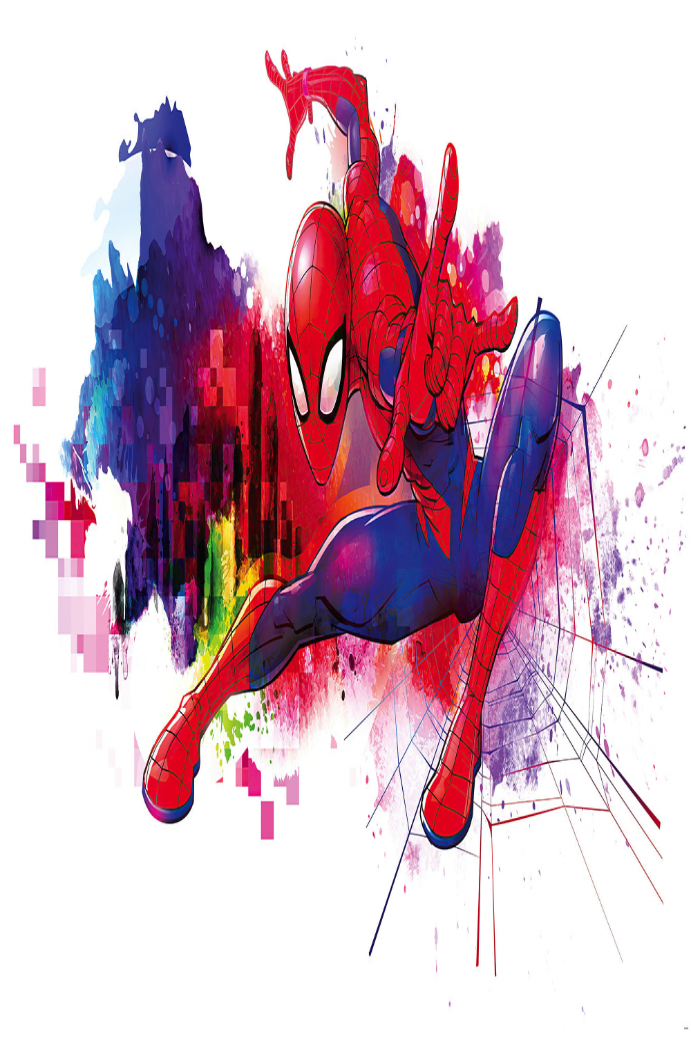 Digitaldrucktapete Spider-Man Graffiti Art