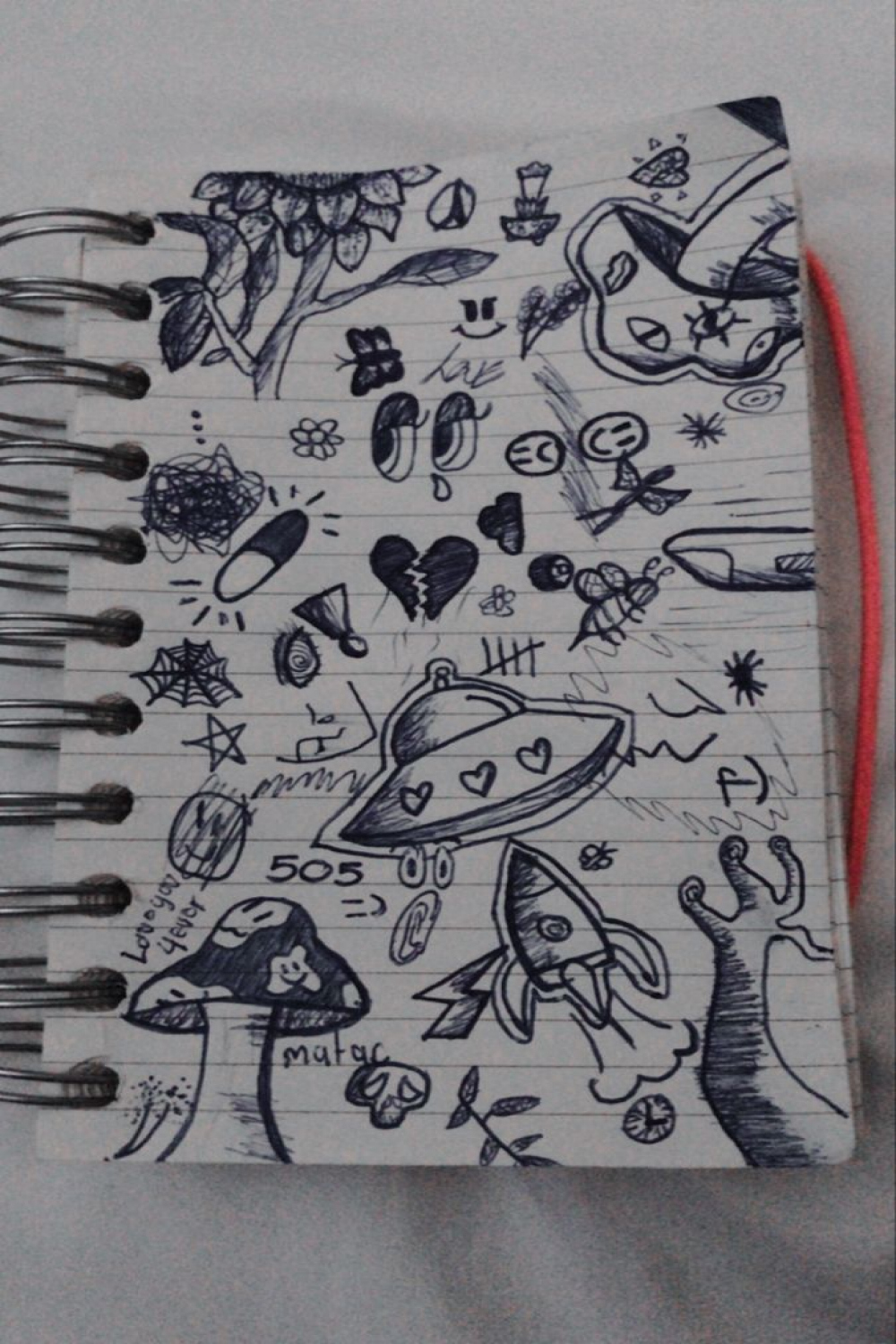 Doodle art designs, Notebook art, Sketchbook ideas inspiration