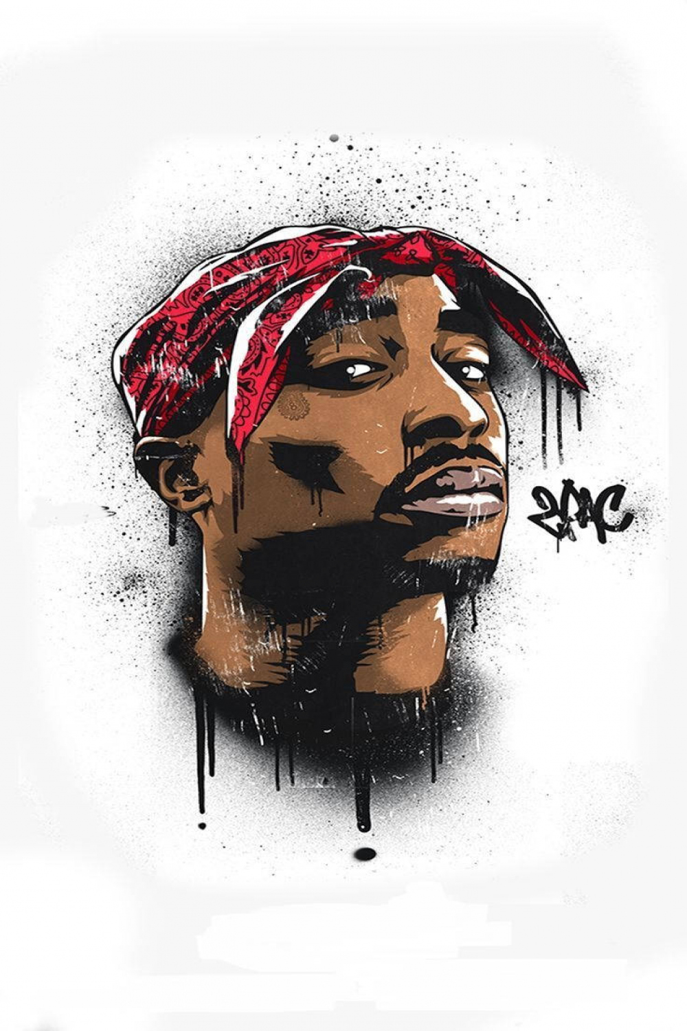 Download Tupac Pac Graffiti Art Wallpaper  Wallpapers