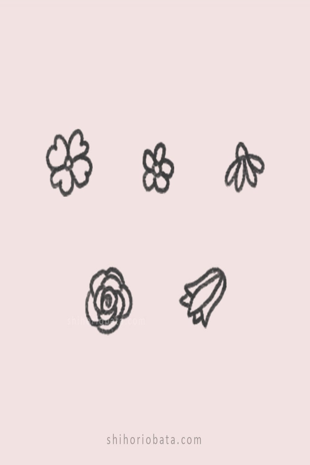 Easy Flower Drawing Ideas