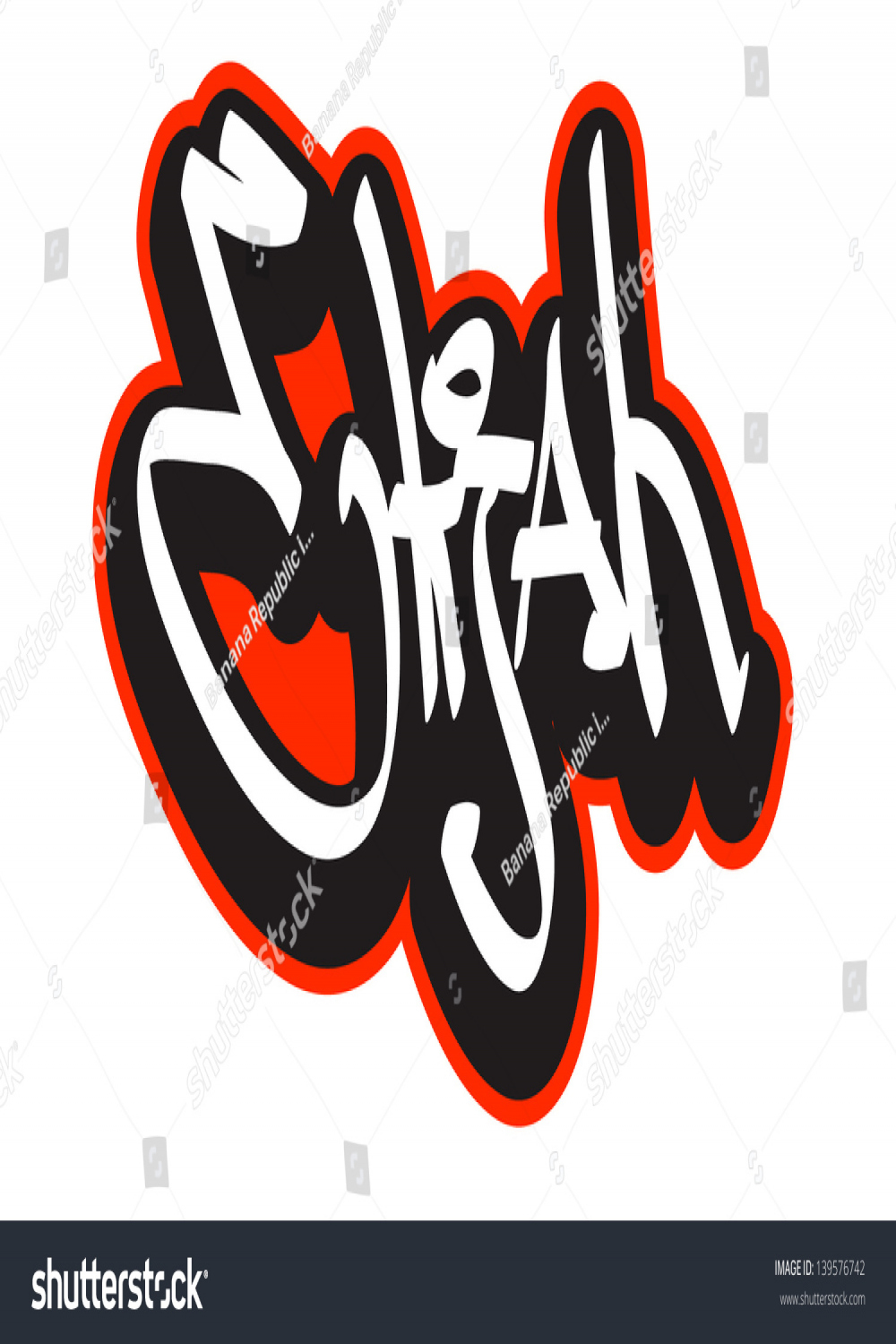 Elijah Graffiti Schriftstil-Name