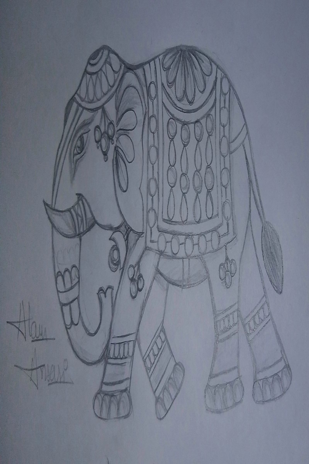 Embroidery elephant design  Hand embroidery design patterns, Hand