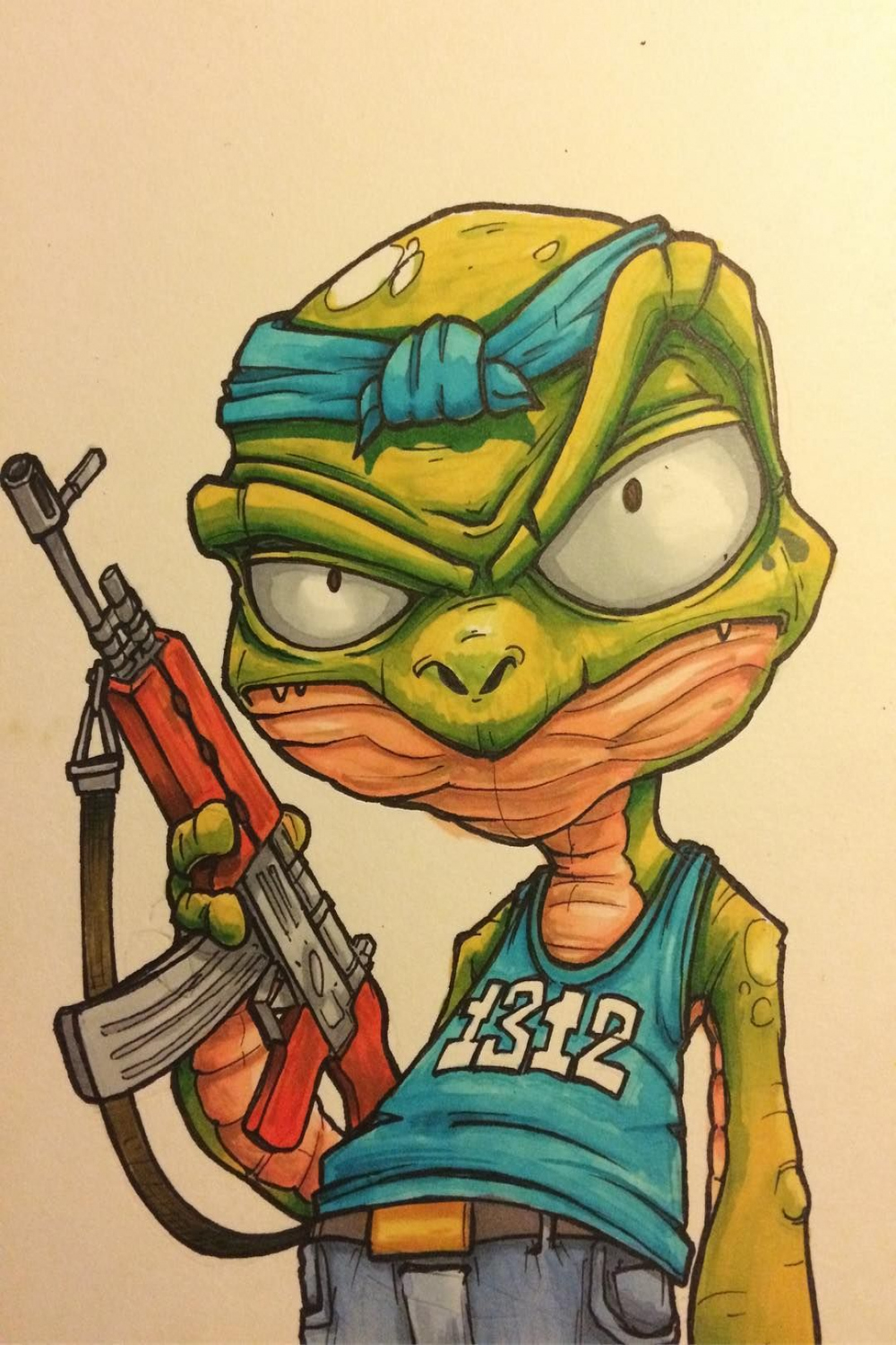 Frederik Bager on Instagram: “Gangsta frog🔥 late night sketching