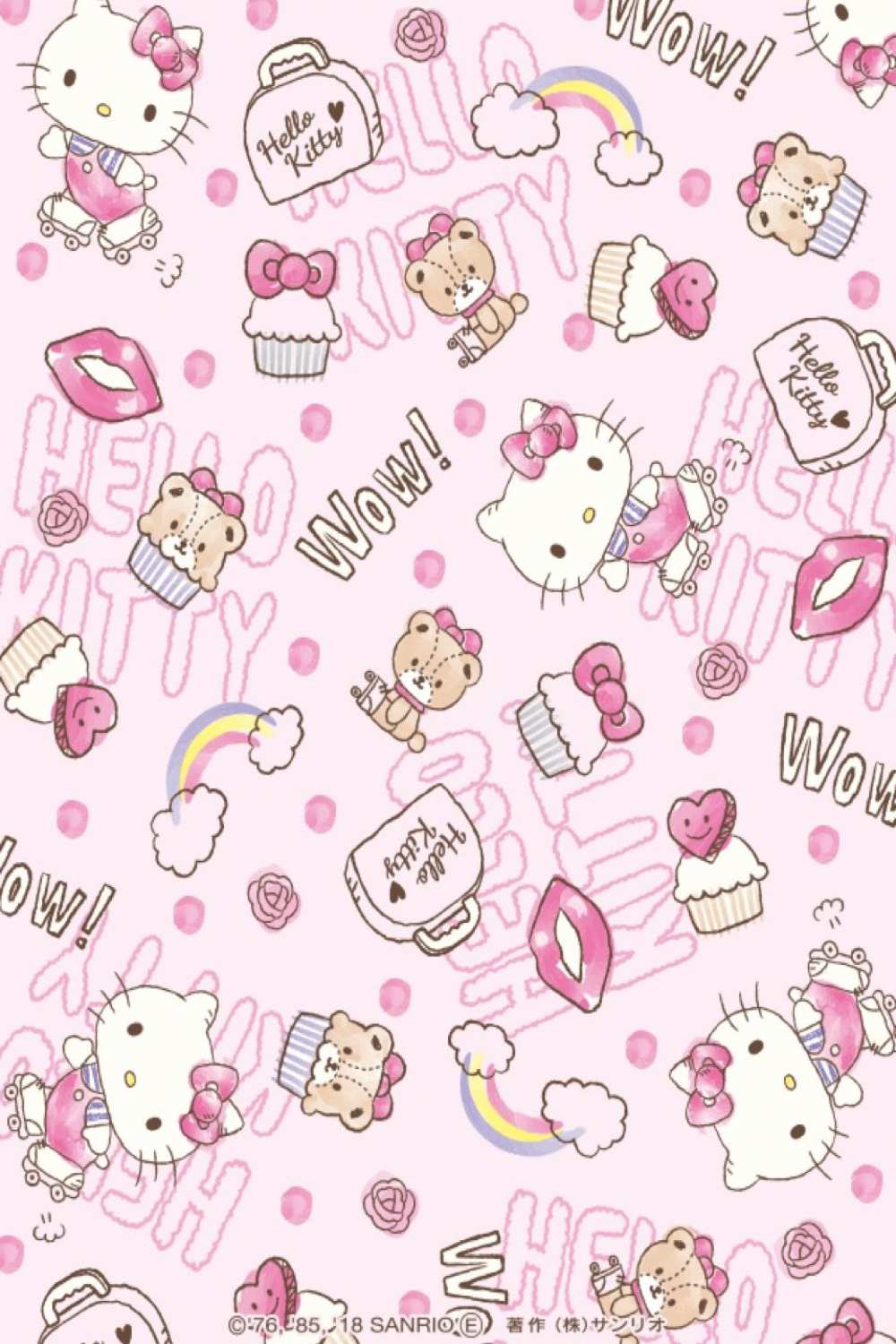 from Hello Kitty Collage  Hello kitty backgrounds, Hello kitty