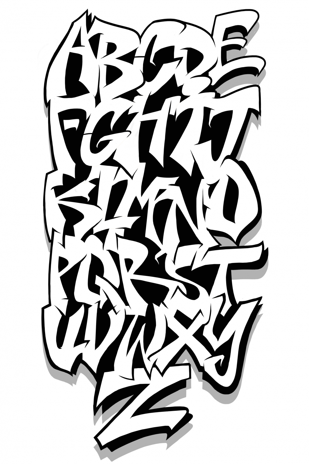 Graffiti Alphabet auf Behance