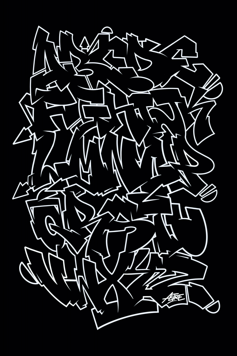 Graffiti Alphabet - Etsy