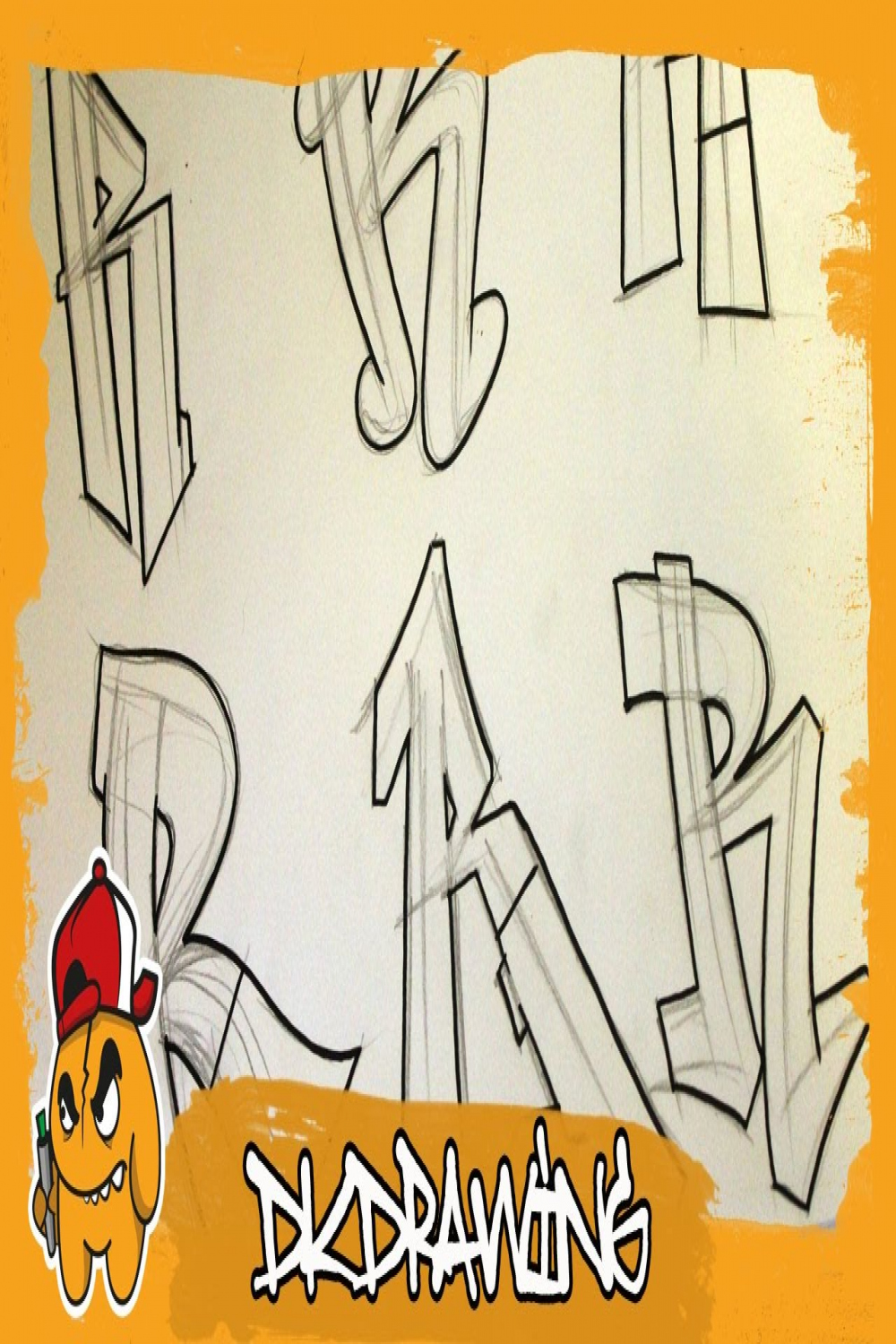 Graffiti Alphabets Letter R - Buchstabe R - Letra R