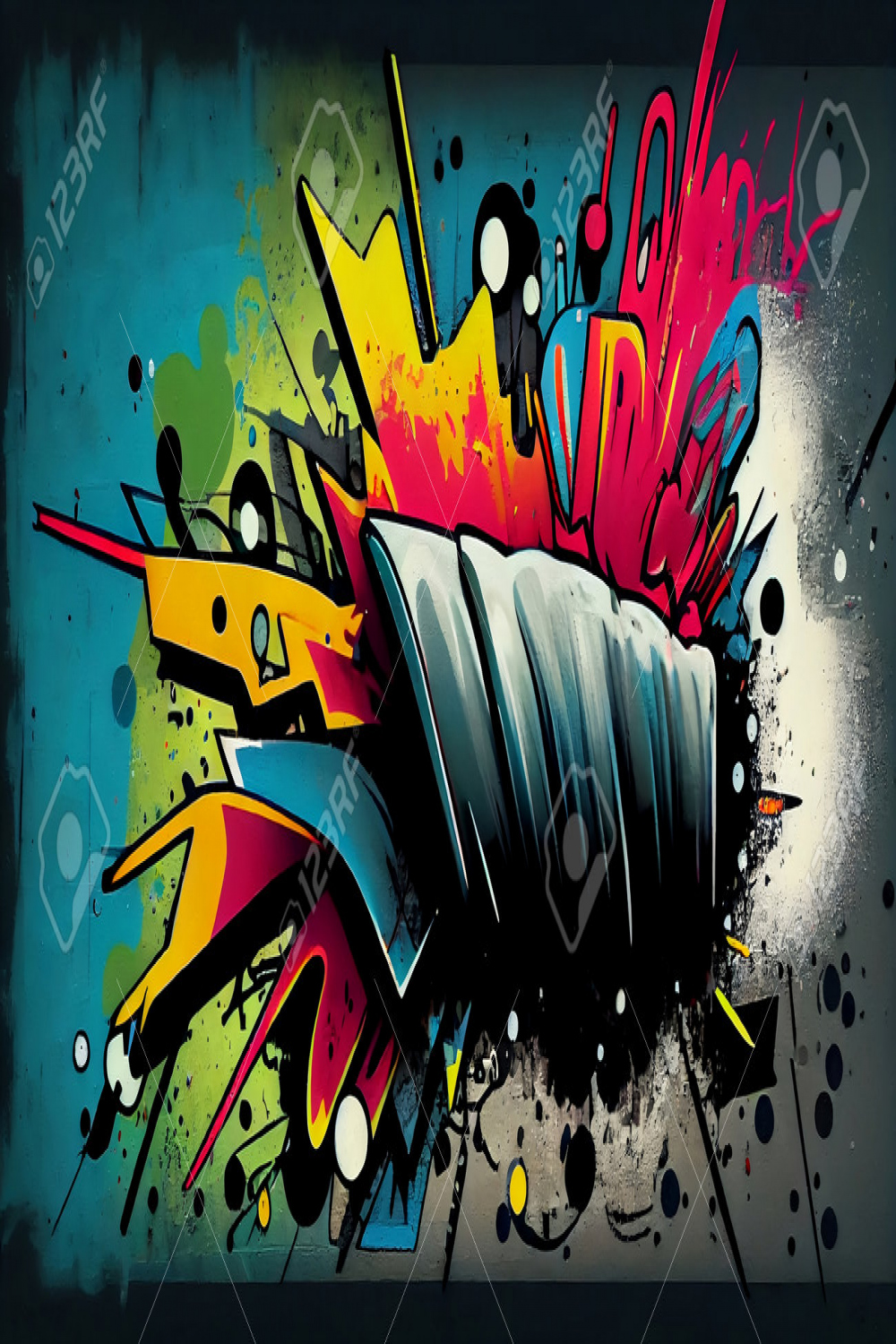 Graffiti Art" Draws Inspiration From The Vibrant And Edgy