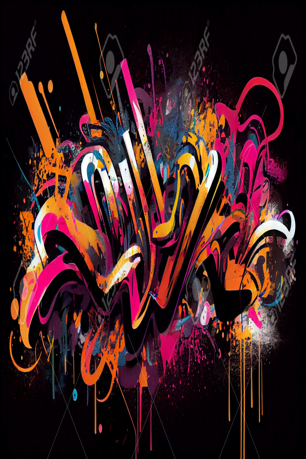 Graffiti Art" Draws Inspiration From The Vibrant And Edgy