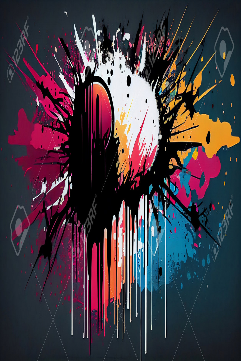 Graffiti Art" Draws Inspiration From The Vibrant And Edgy