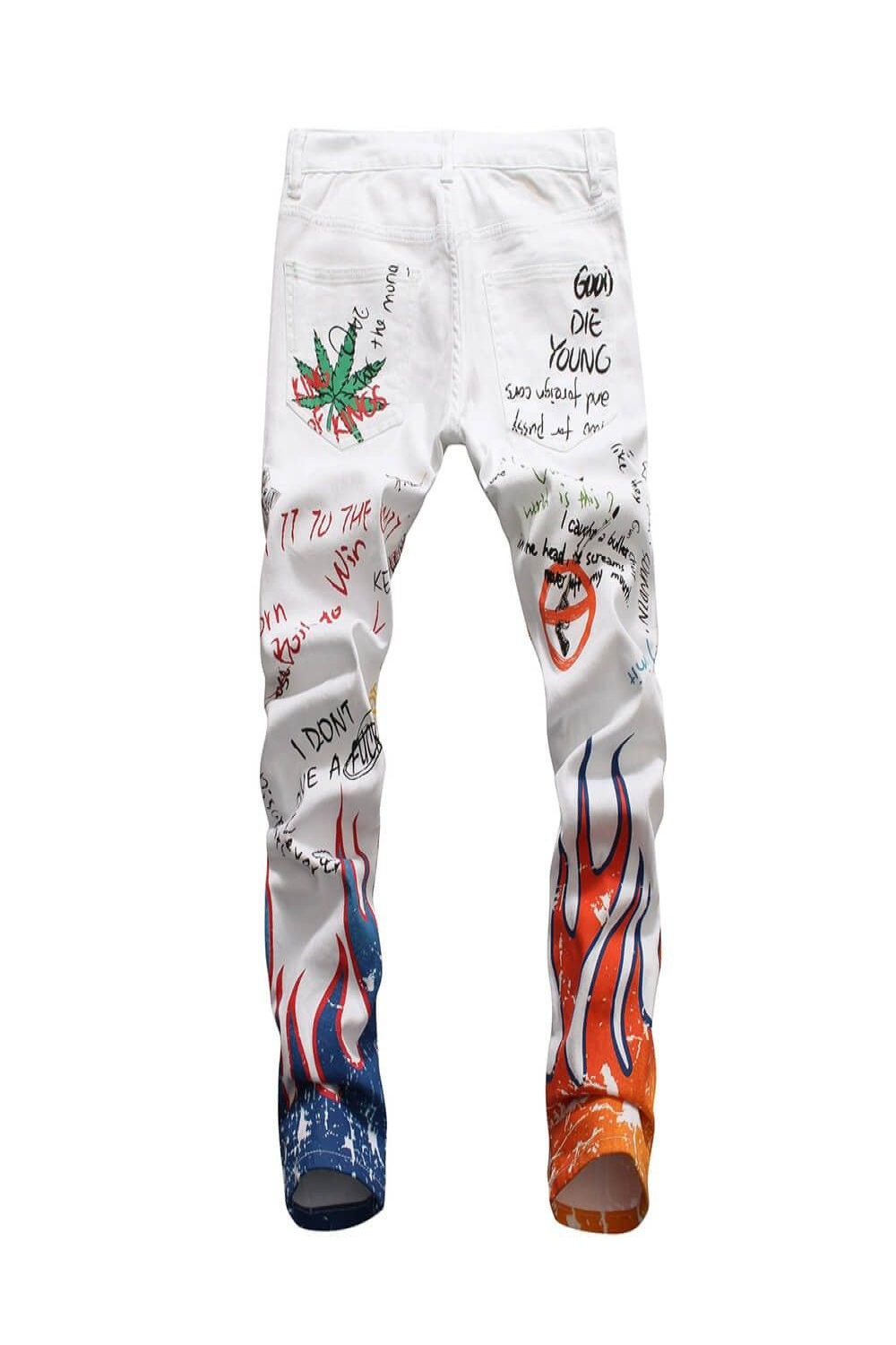 Graffiti Art Jeans  Urkoolwear  African attire for men, Painted