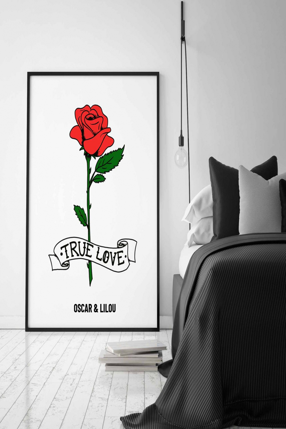 Graffiti Art  True Love Rose # personalisierbar kaufen – pureprints