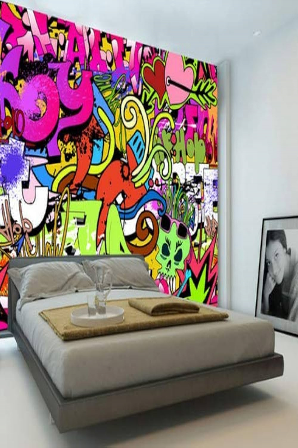 Graffiti Boys Urban Art Photo Wallpaper Custom Wall Mural Street