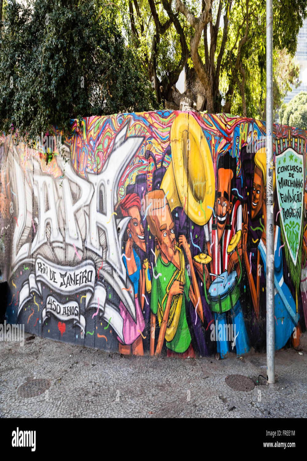 Graffiti brazil hi-res stock photography and images - Alamy