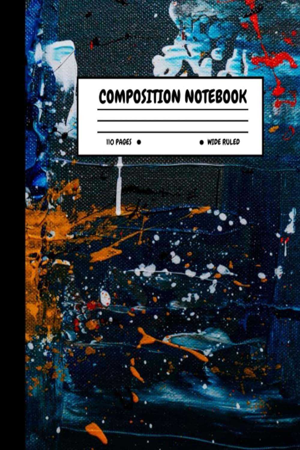 Graffiti Composition Notebook: Wide Ruled Aesthetic Street Art