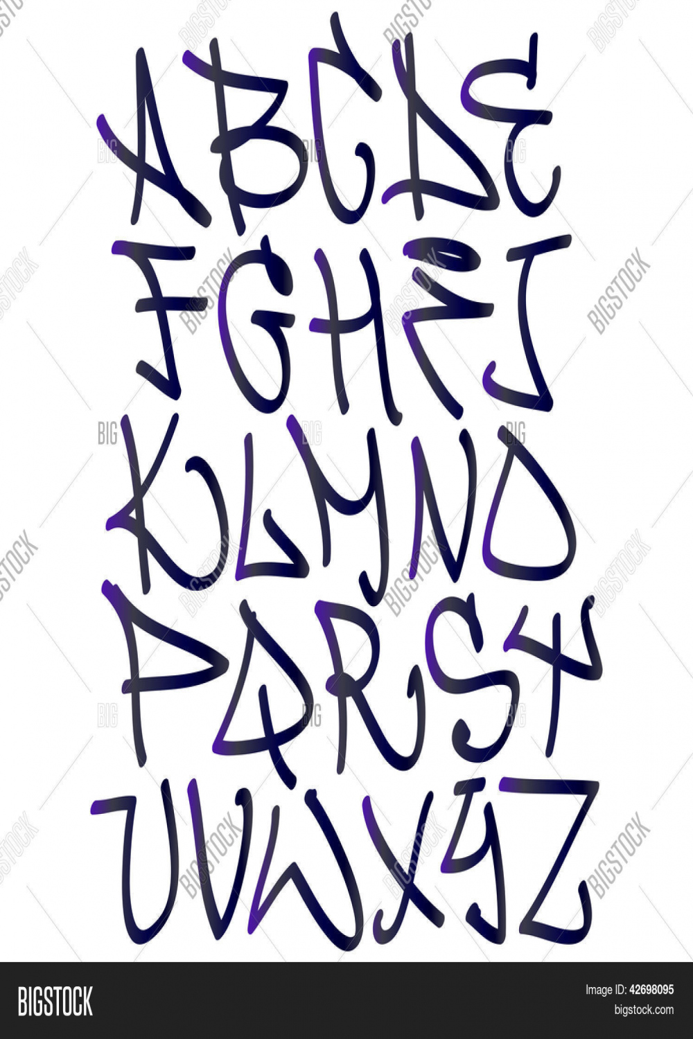 Graffiti Font Vector & Photo (Free Trial)  Bigstock