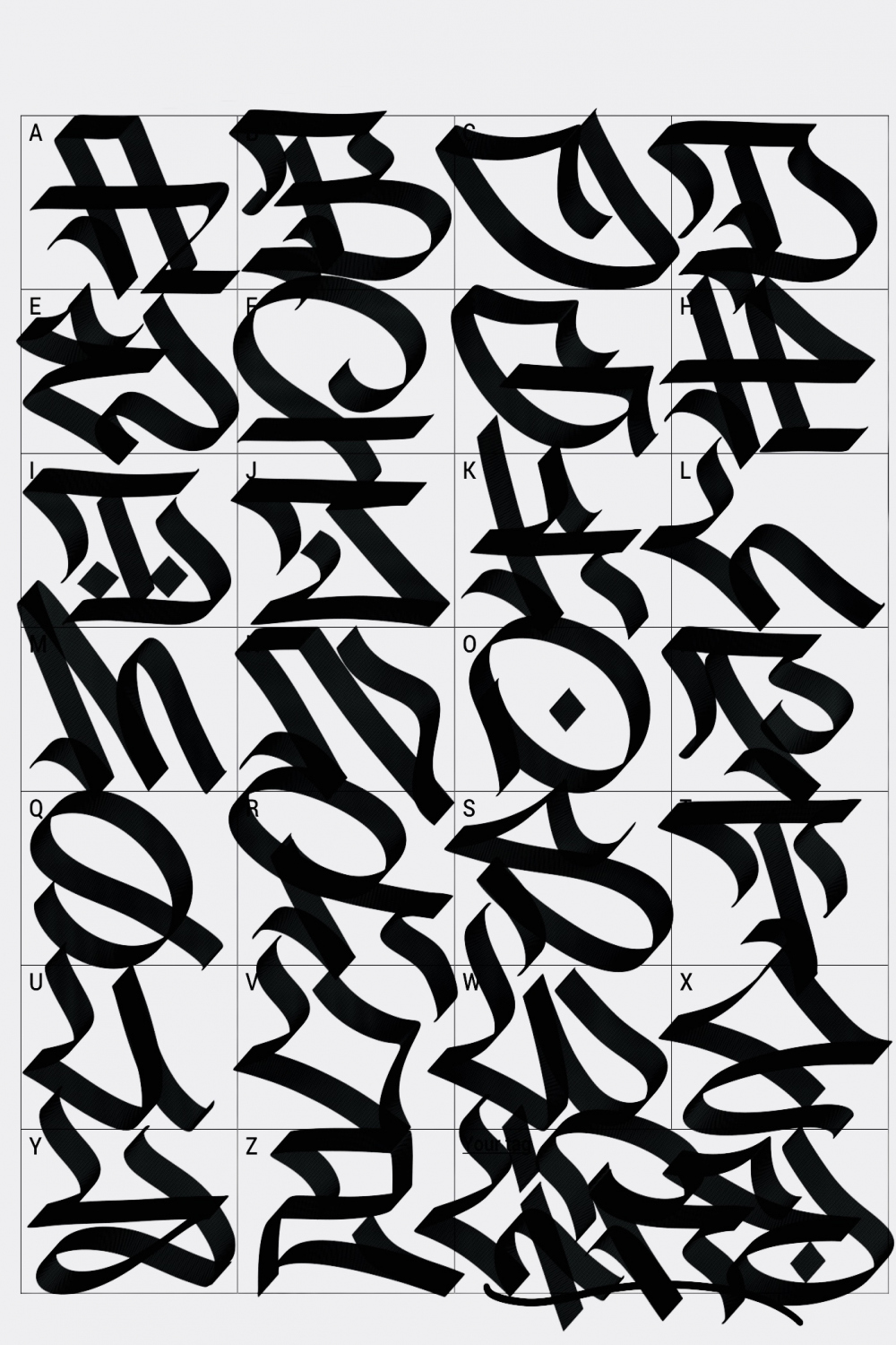 Graffiti Letters:  Artists Share Styles