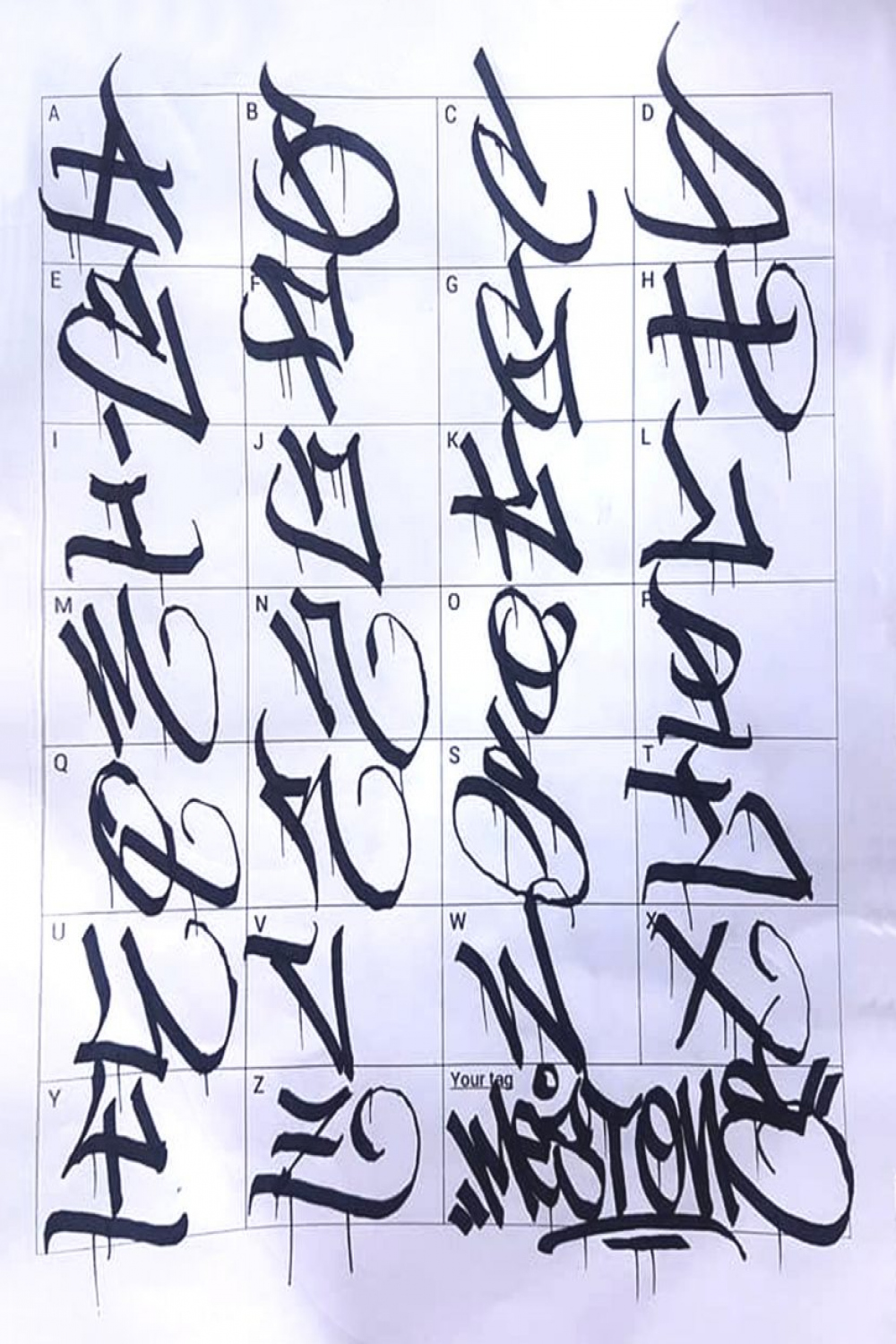 Graffiti Letters:  Artists Share Styles