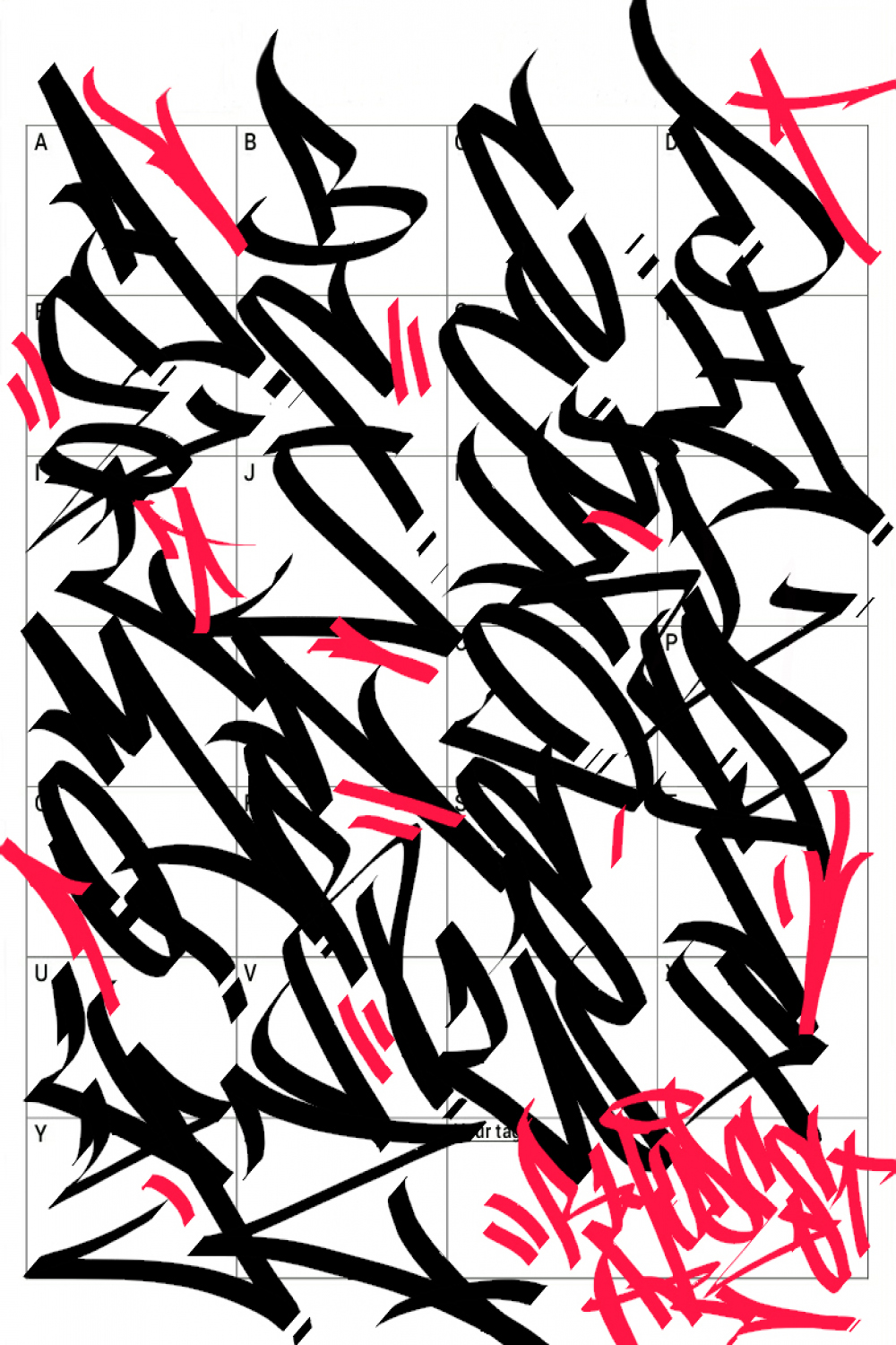 Graffiti Letters:  Artists Share Styles