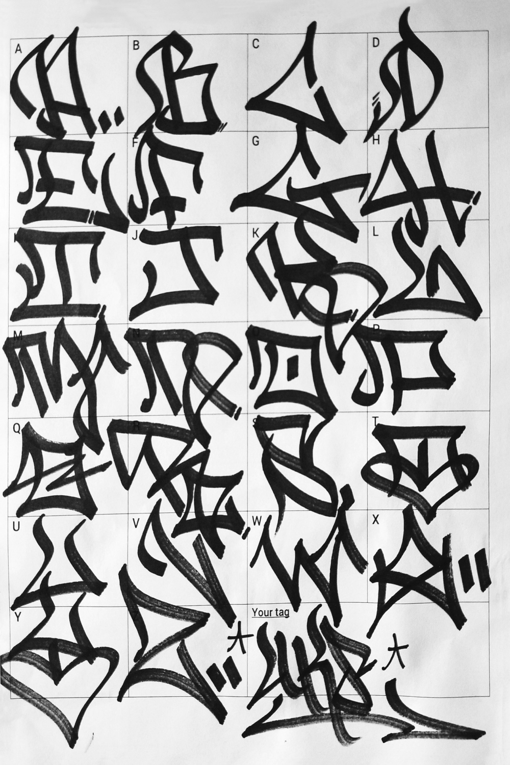 Graffiti Letters:  Artists Share Styles